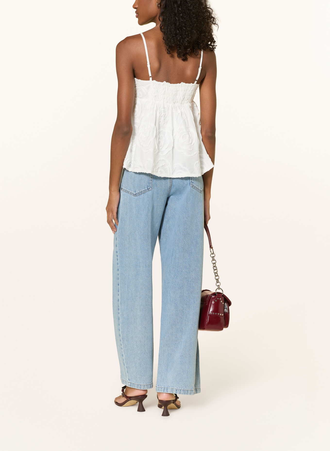 co'couture LEYACC Blouse Top: WHITE