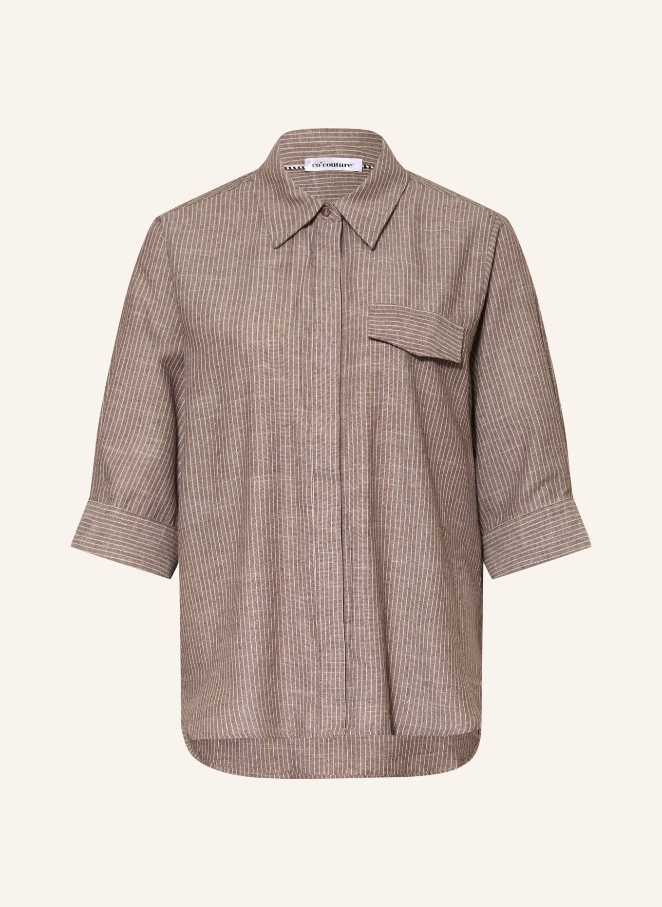 co'couture Chemisier JIHOCC: MARRON / BEIGE