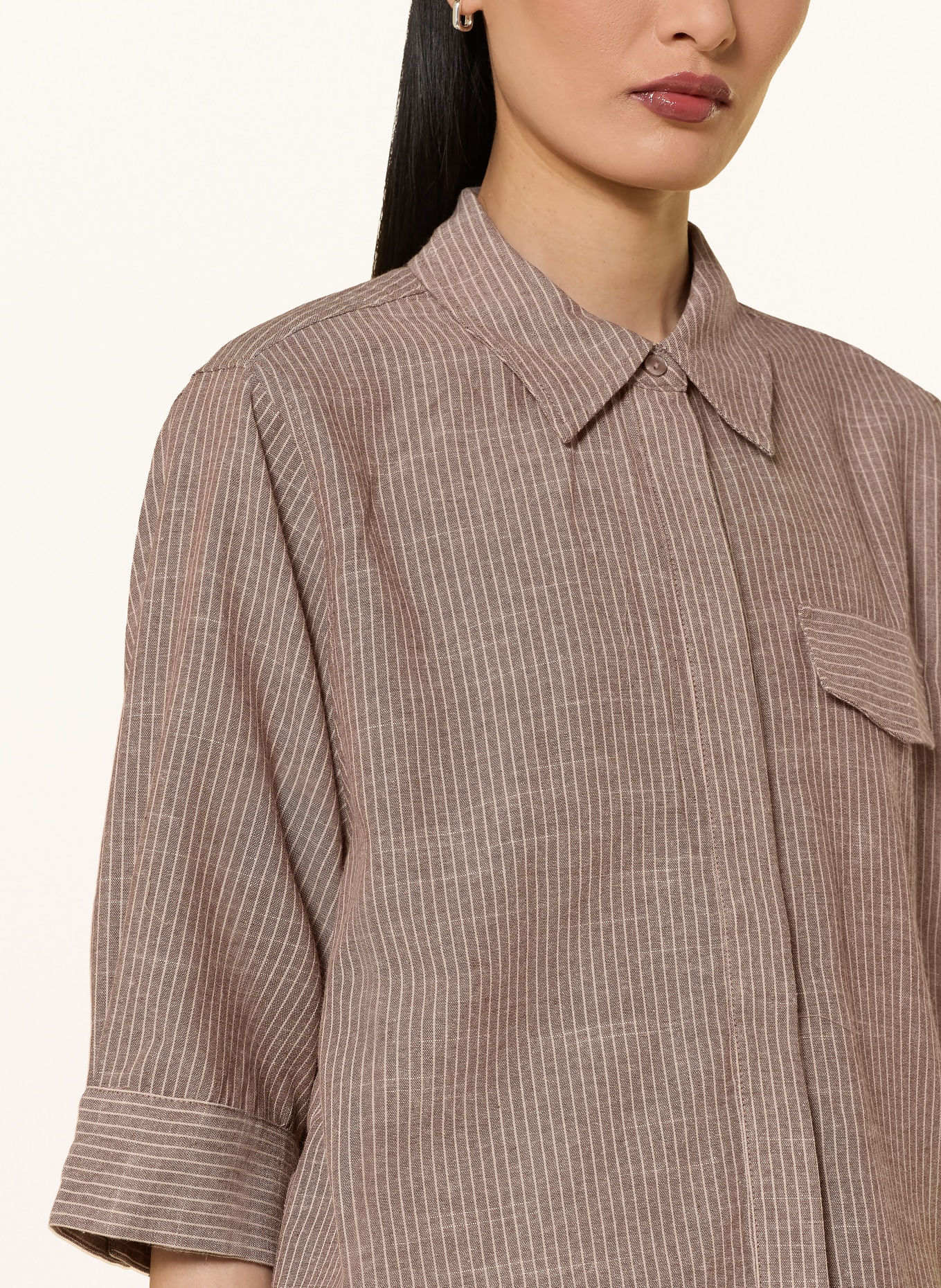 co'couture Chemisier JIHOCC: MARRON / BEIGE