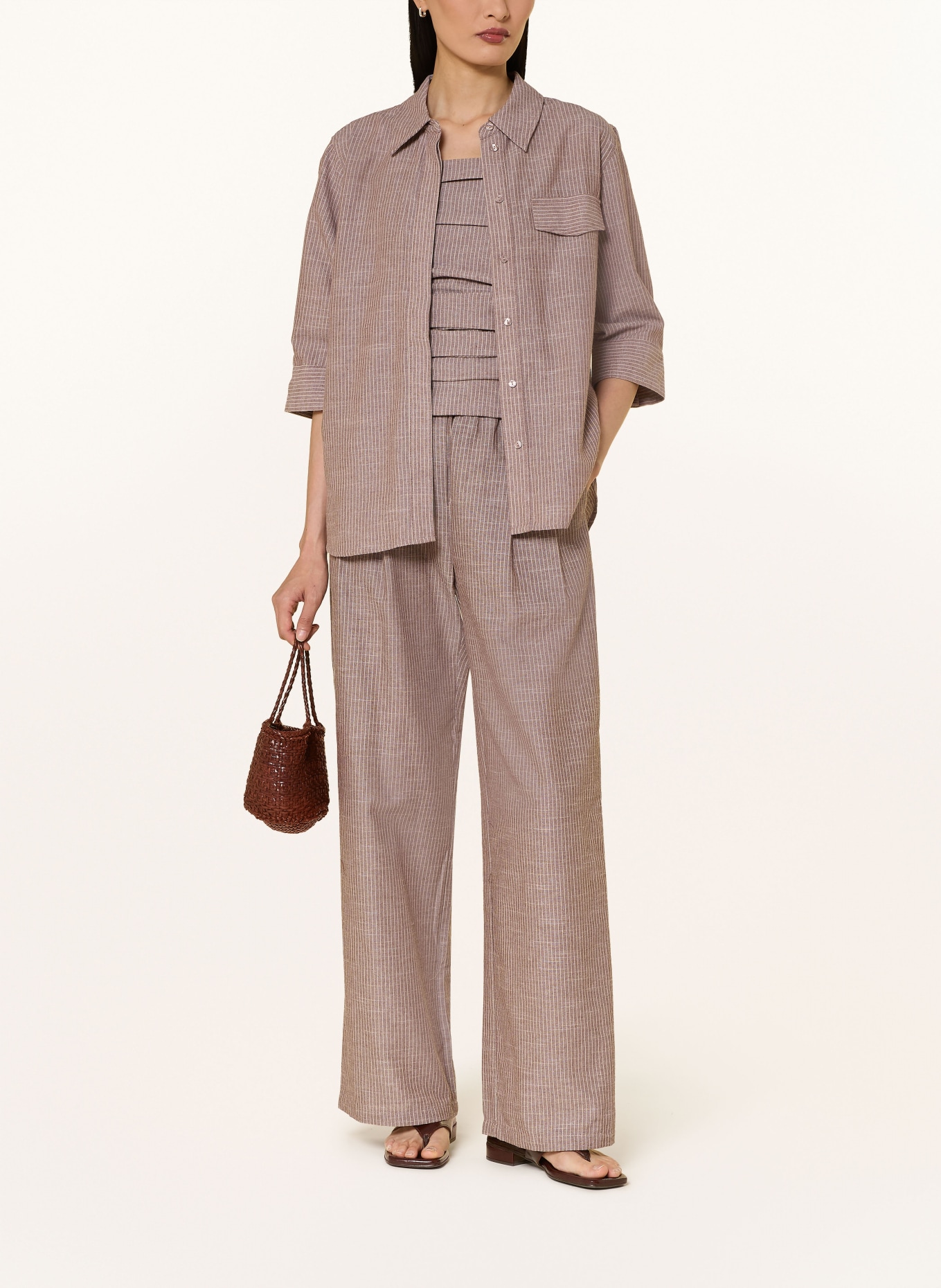 co'couture Marlene pants JIHOCC: BROWN / BEIGE