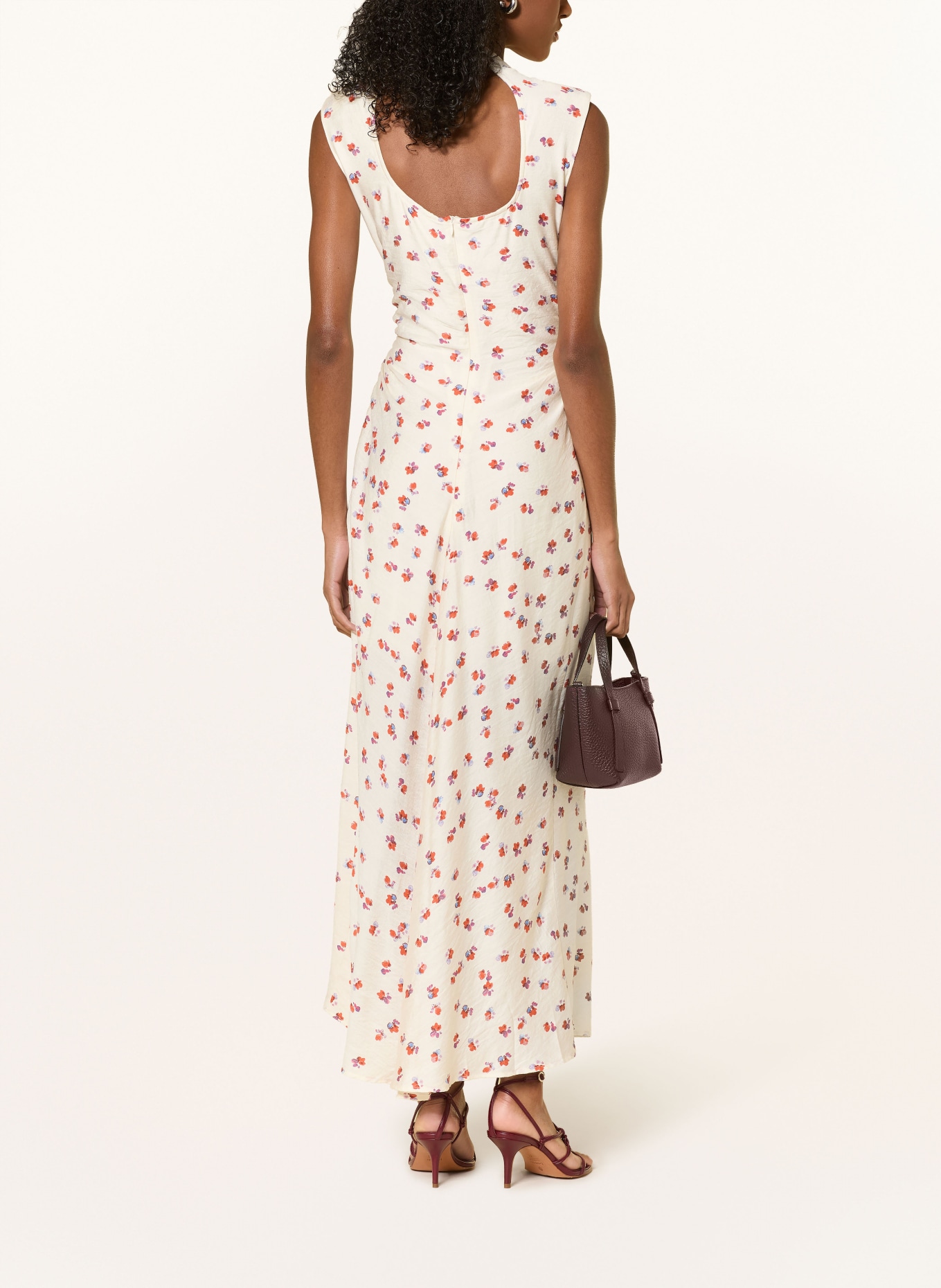 co'couture Robe MARISCC avec découpe: ÉCRU / LILAS / ROUGE