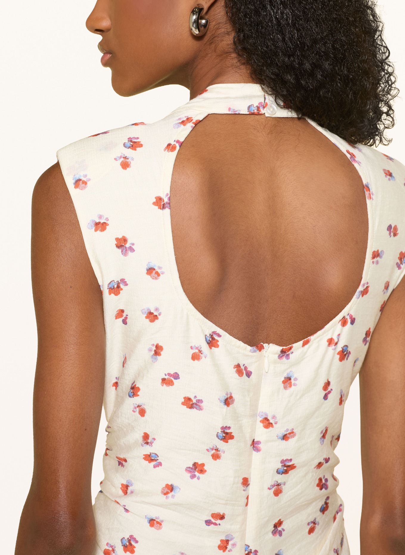 co'couture Robe MARISCC avec découpe: ÉCRU / LILAS / ROUGE