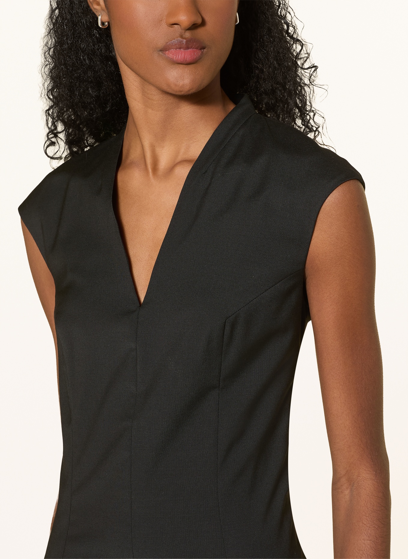 TIGER OF SWEDEN Rochie dreaptă JUDITH: NEGRU
