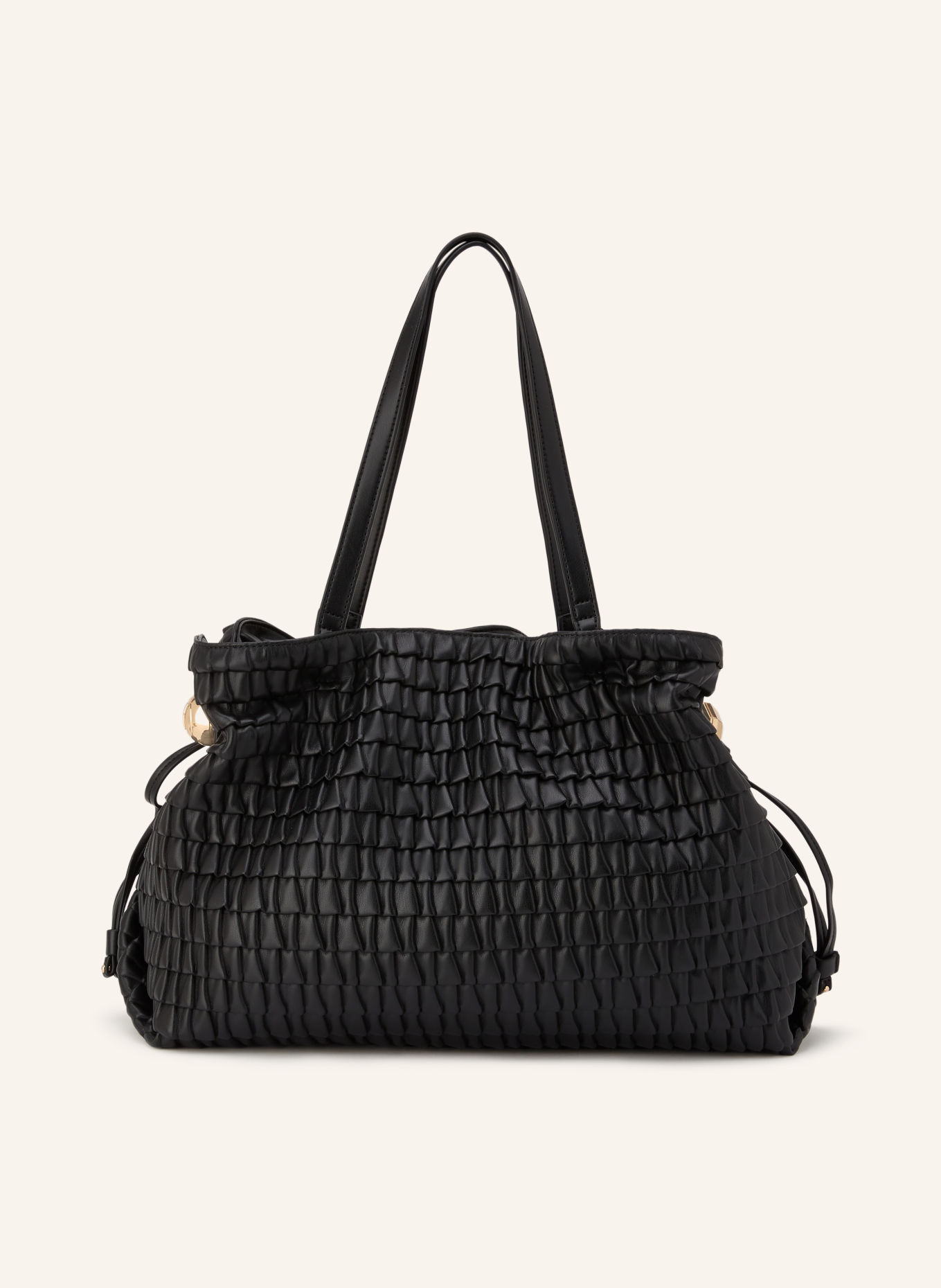 LIU JO Shopper LARGE: SORT / GULD
