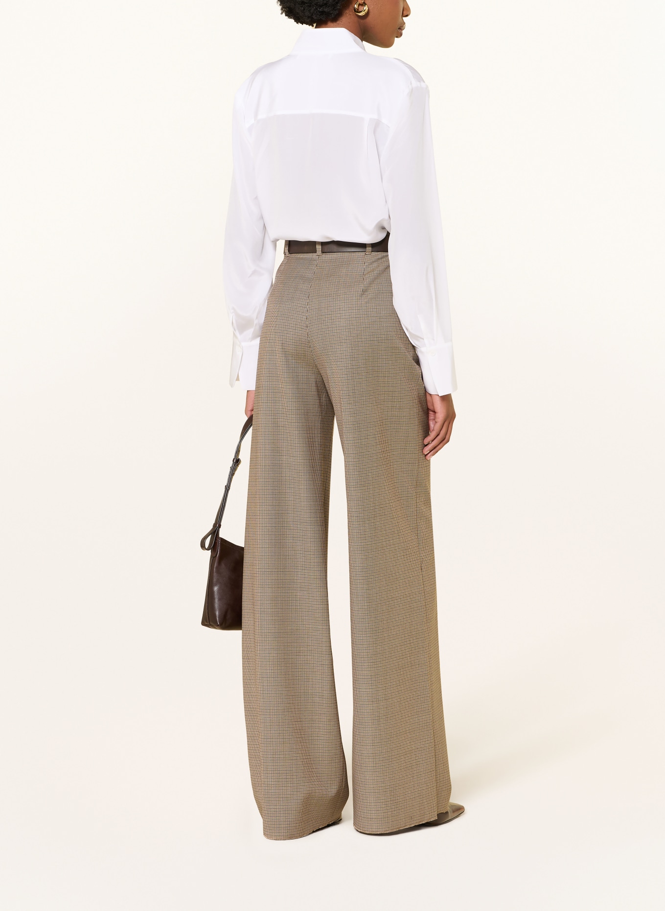 HERZENS Silk blouse: WHITE