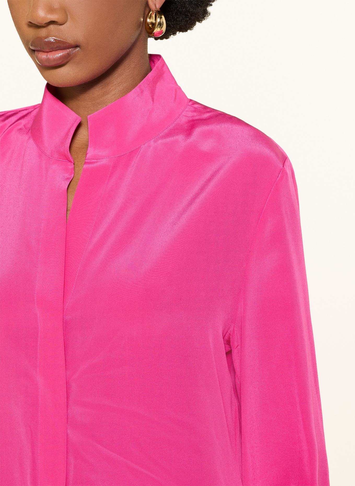 HERZENS Silk blouse: PINK