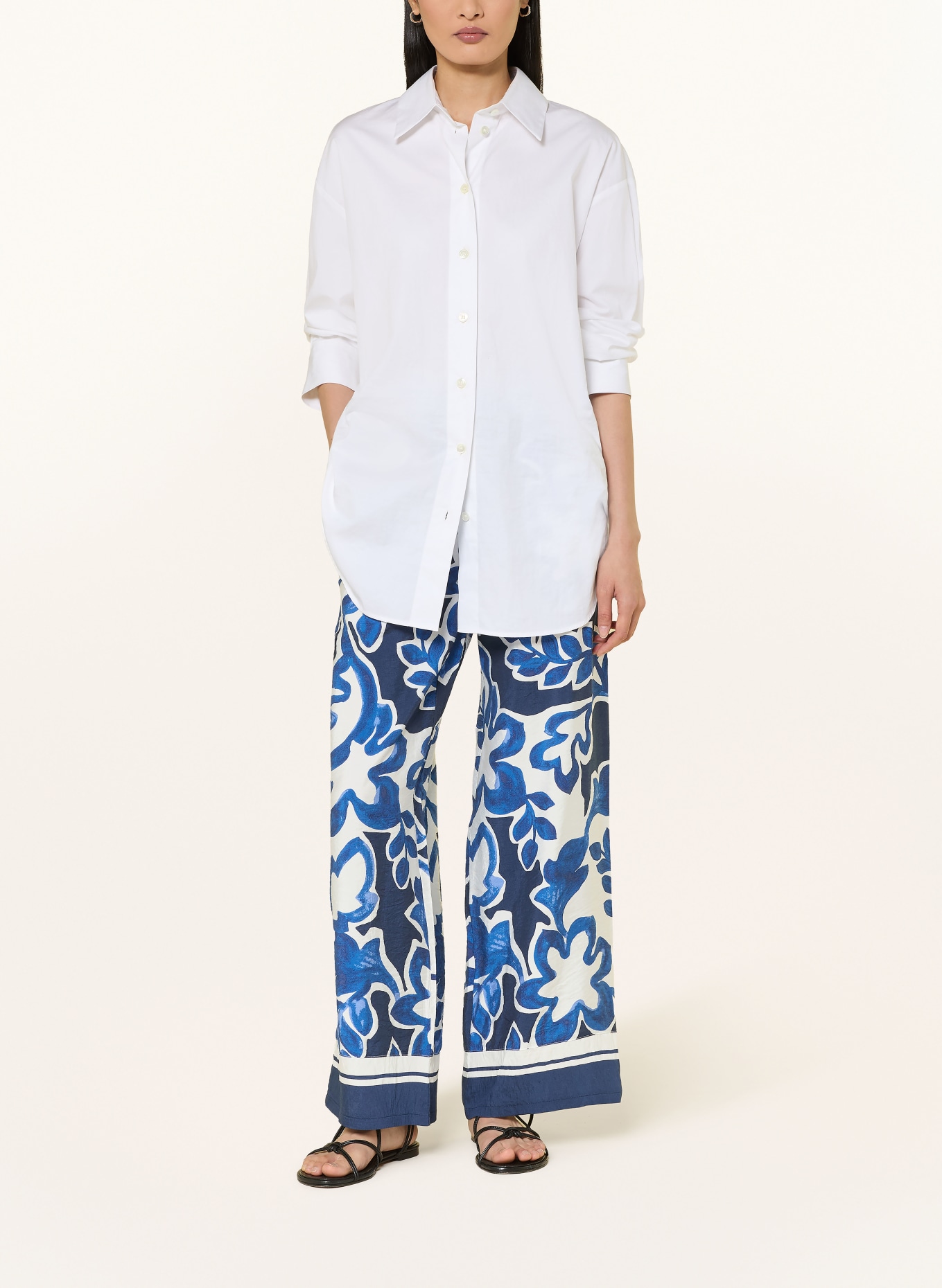 BETTY&CO Hose: DUNKELBLAU / BLAU / WEISS