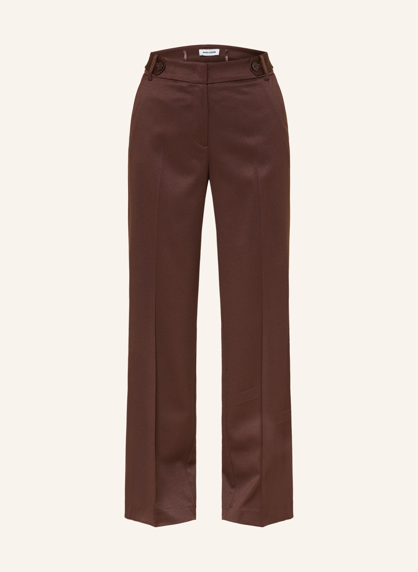 MORE & MORE Pants: DARK BROWN