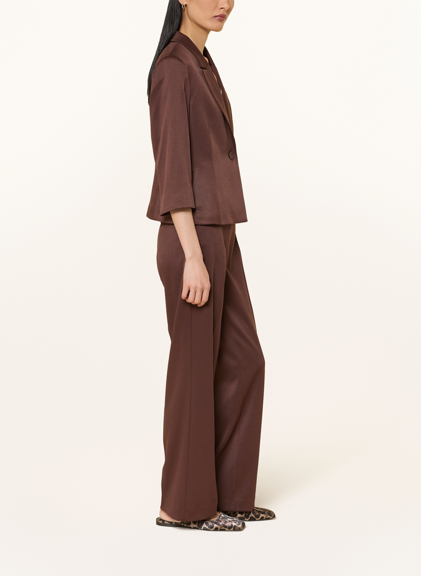 MORE & MORE Pants: DARK BROWN
