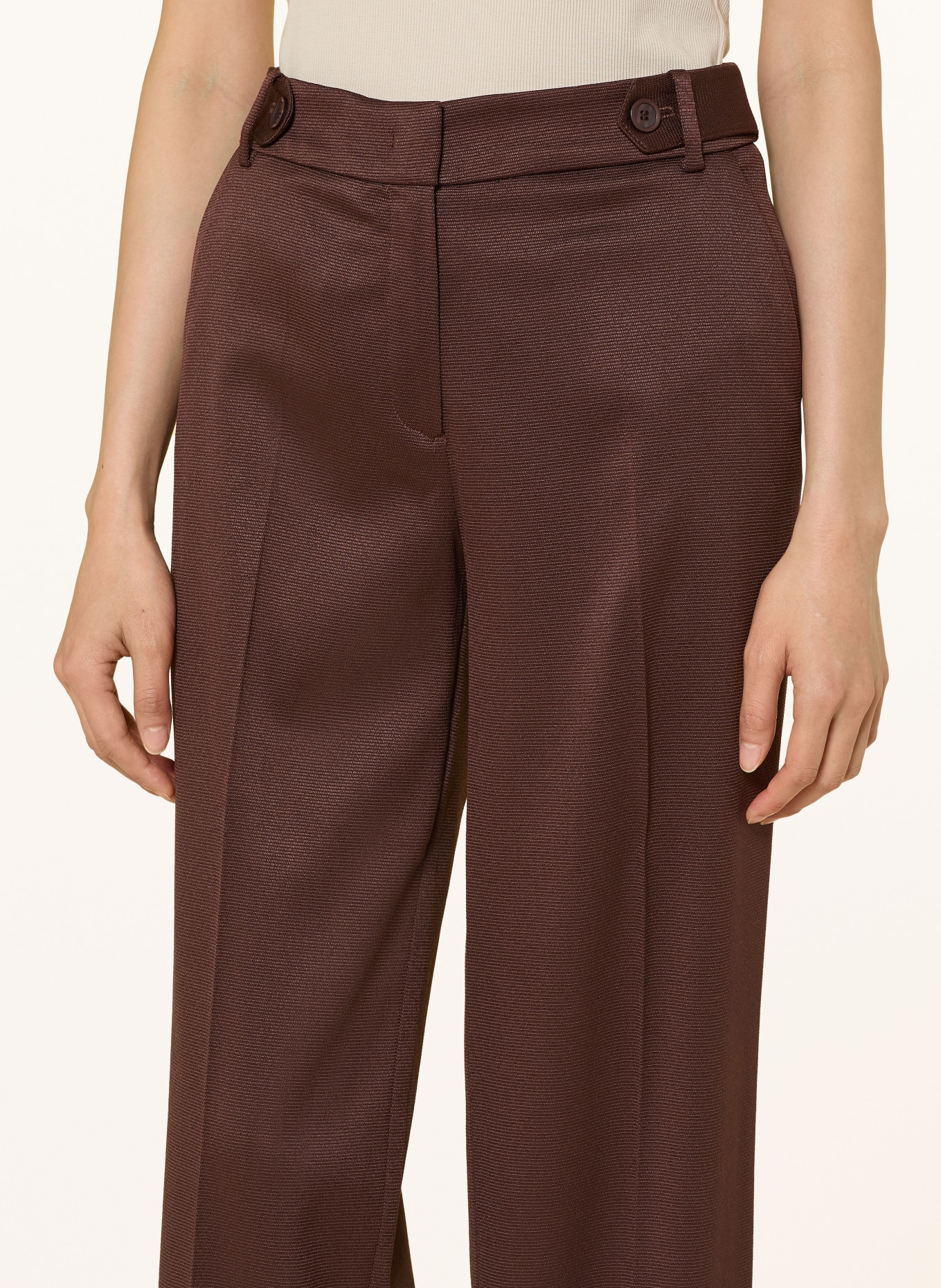 MORE & MORE Pants: DARK BROWN