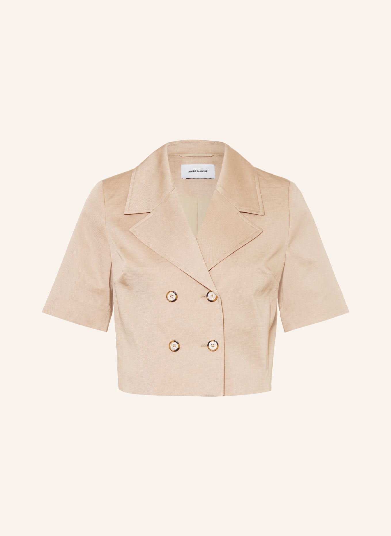 MORE & MORE Blazer: BEIGE