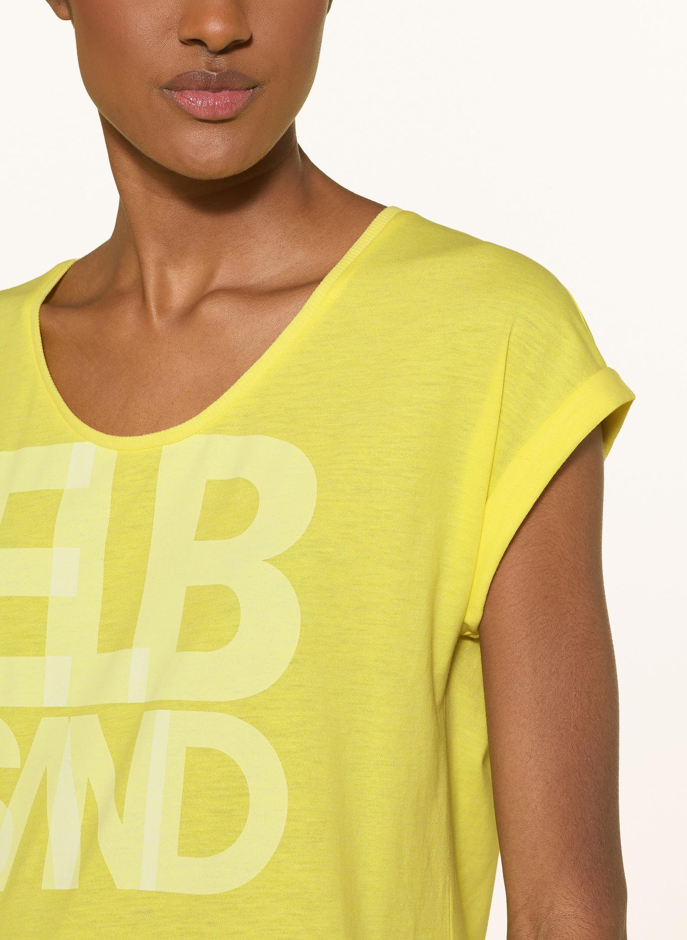 ELBSAND T-Shirt ELDIS: GELB / HELLGELB