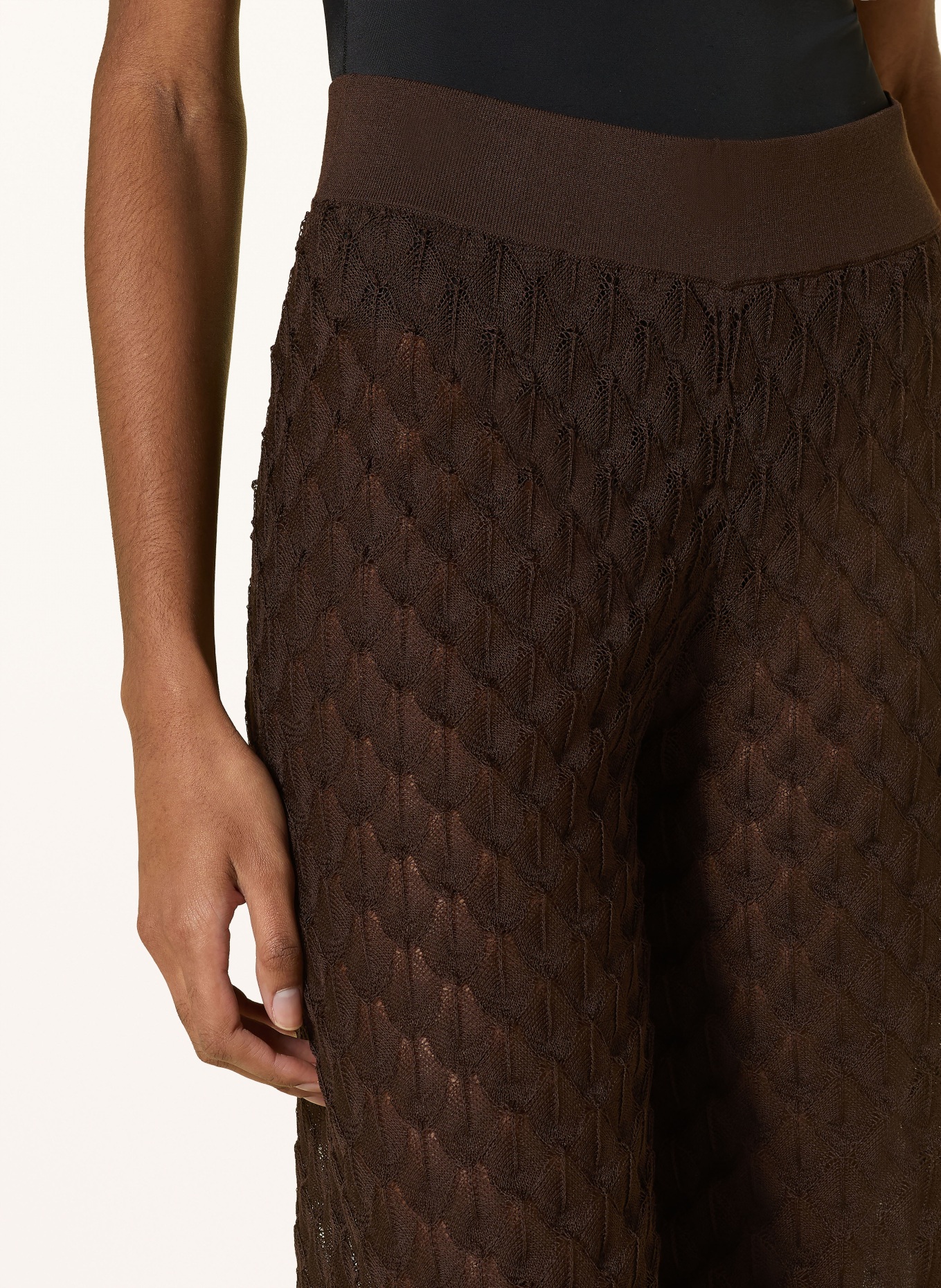 MALINA Strickhose ALISSA: DUNKELBRAUN
