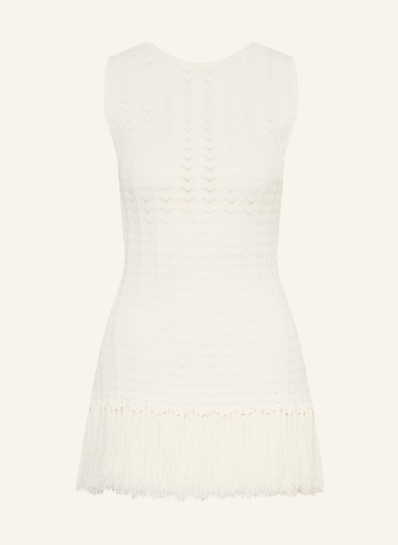 MALINA AMAL Knit Top: ECRU