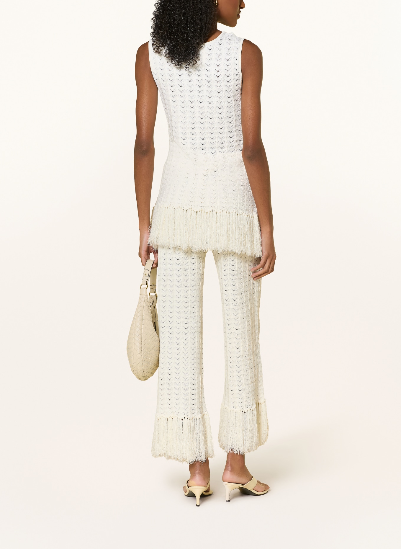 MALINA AMAL Knit Top: ECRU
