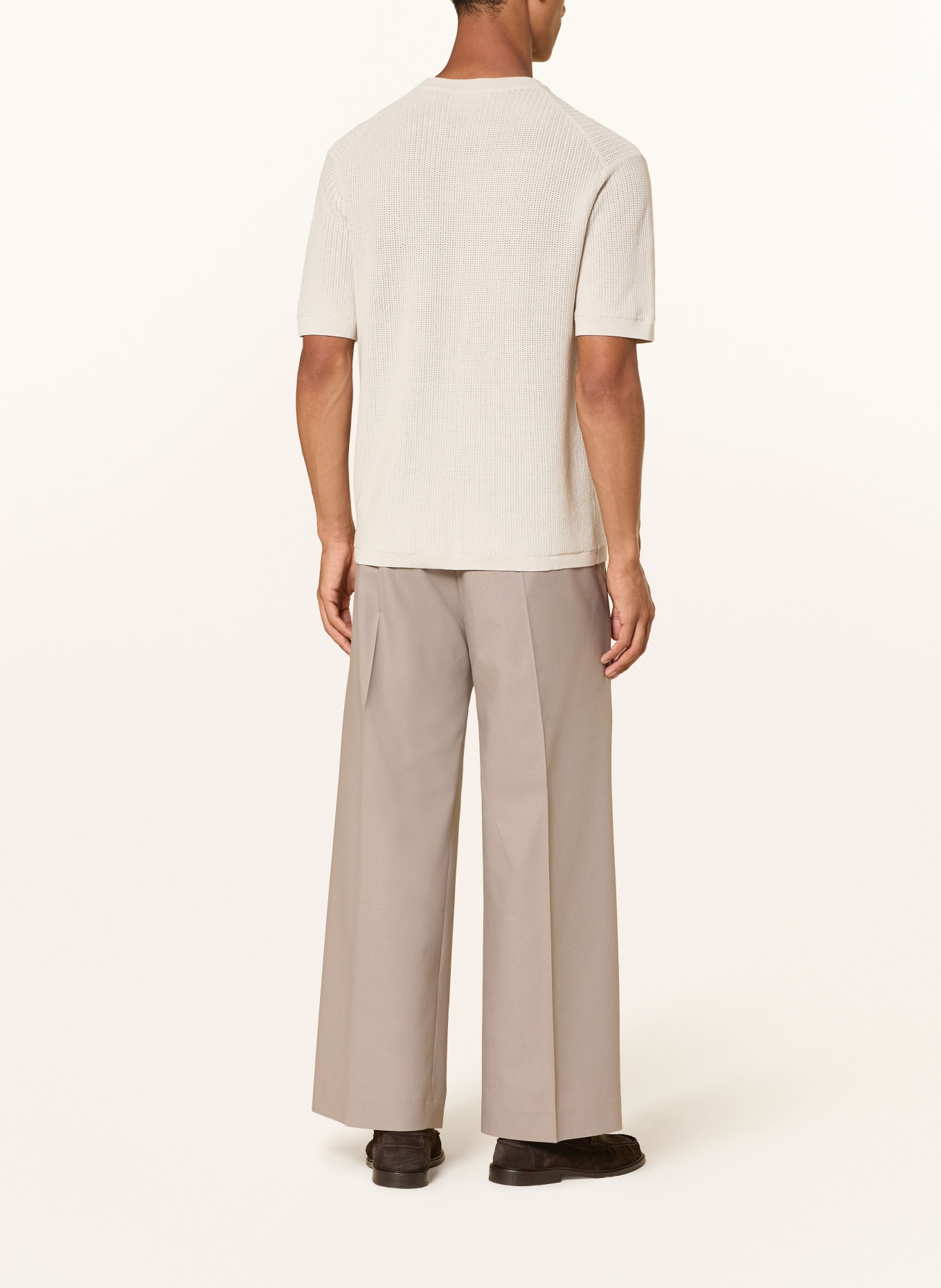 DRYKORN Pantalon LEEK Wide Fit: TAUPE
