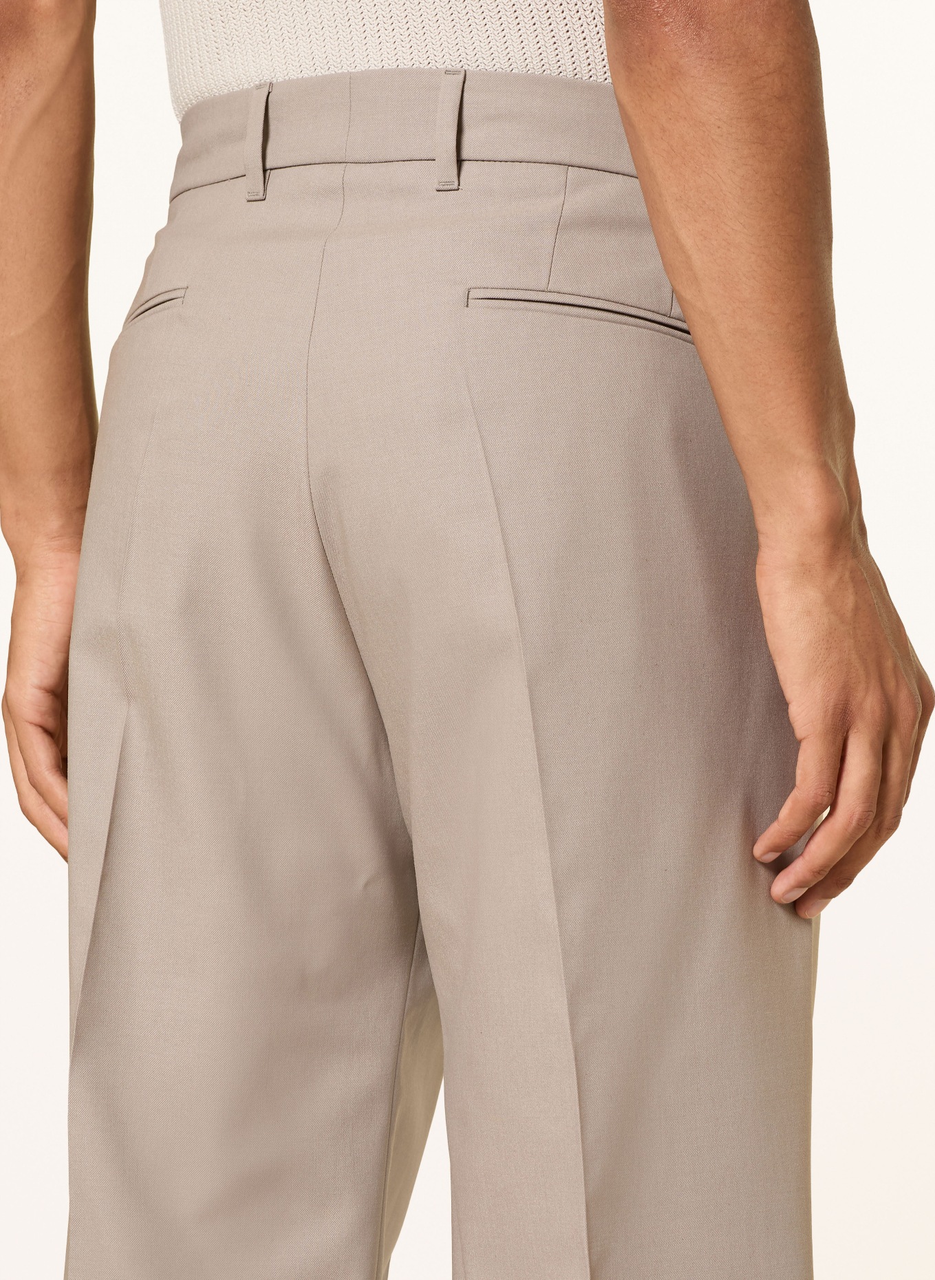 DRYKORN Pantalon LEEK Wide Fit: TAUPE