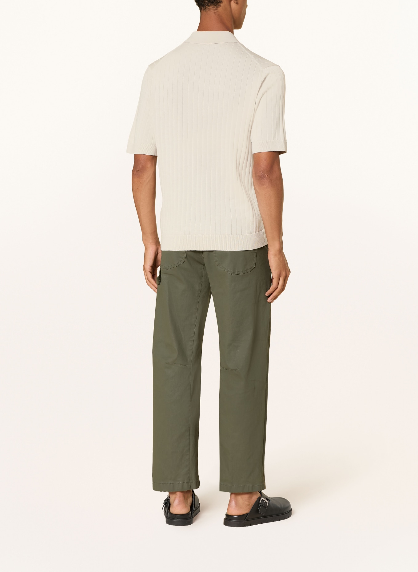 DRYKORN Strick-Poloshirt NIIVAN: ECRU