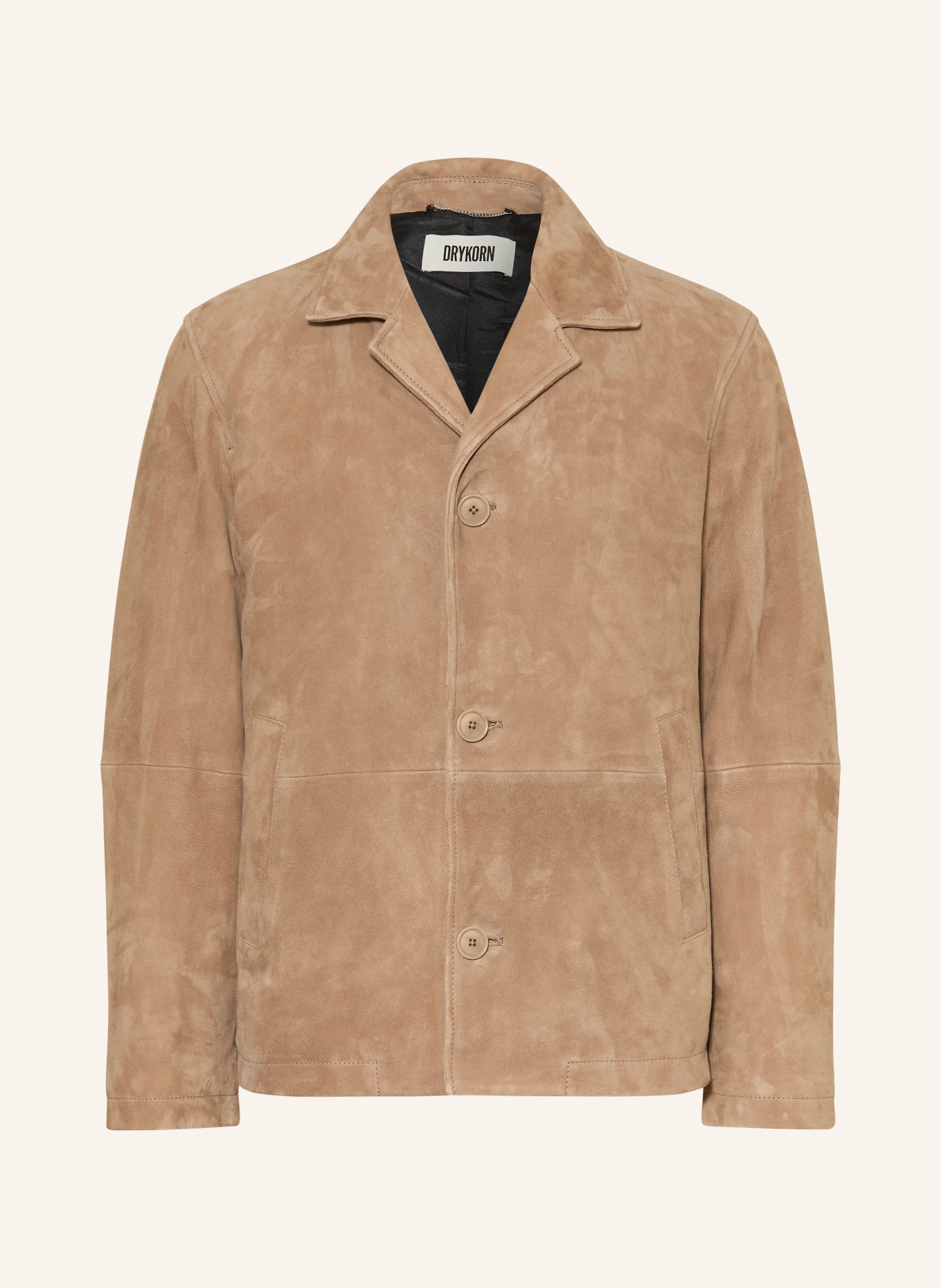 DRYKORN LOUVIN Leather Jacket: LIGHT BROWN