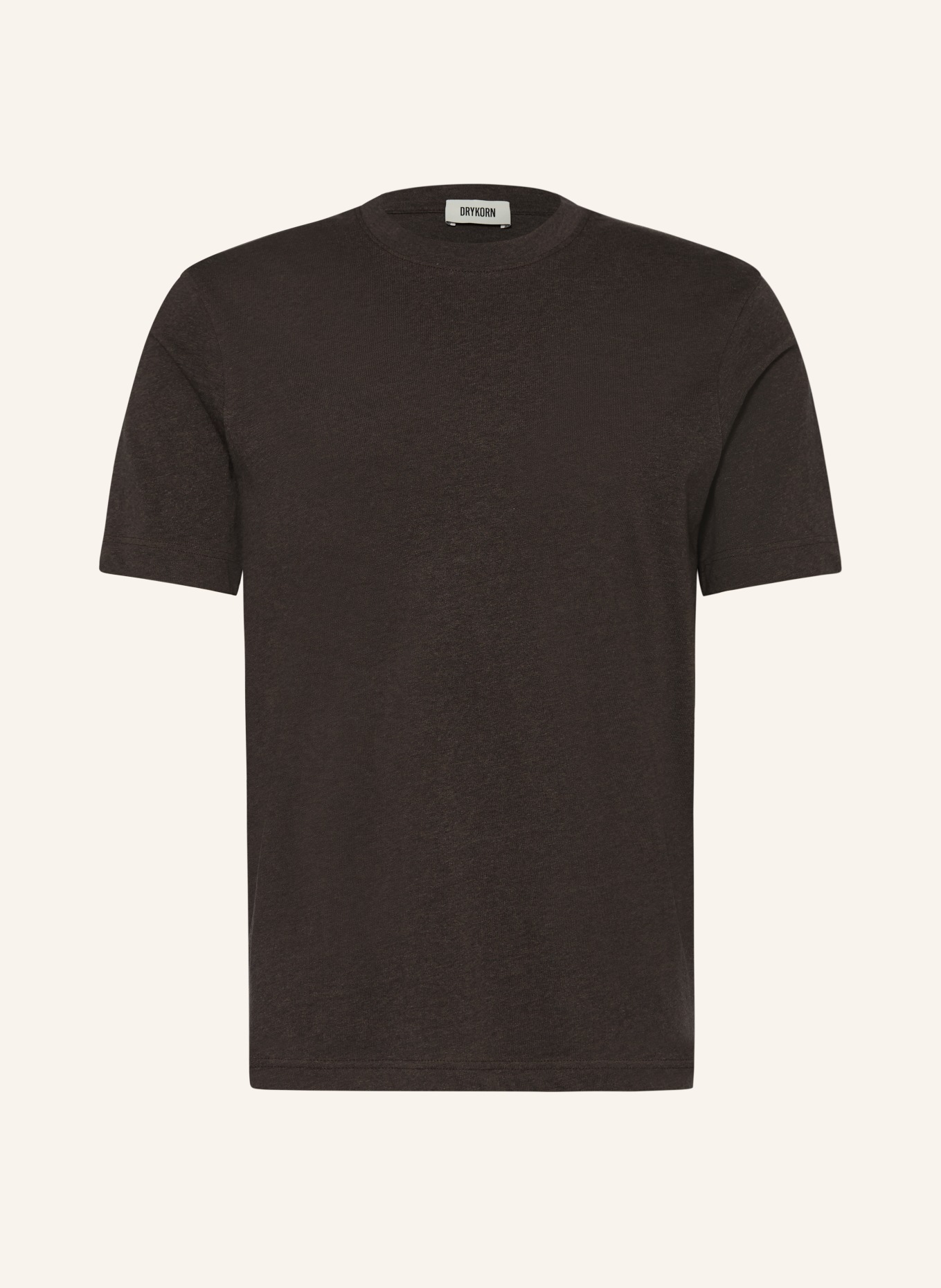 DRYKORN RAPHAEL T-shirt: DARK BROWN