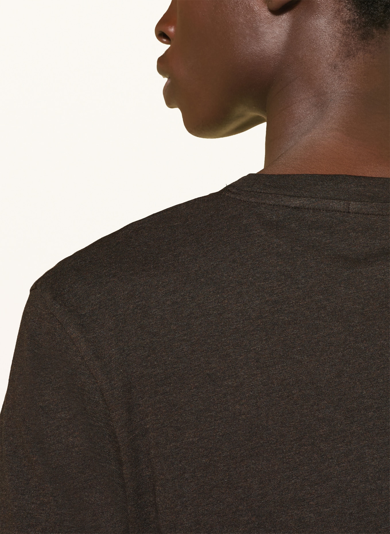 DRYKORN RAPHAEL T-shirt: DARK BROWN