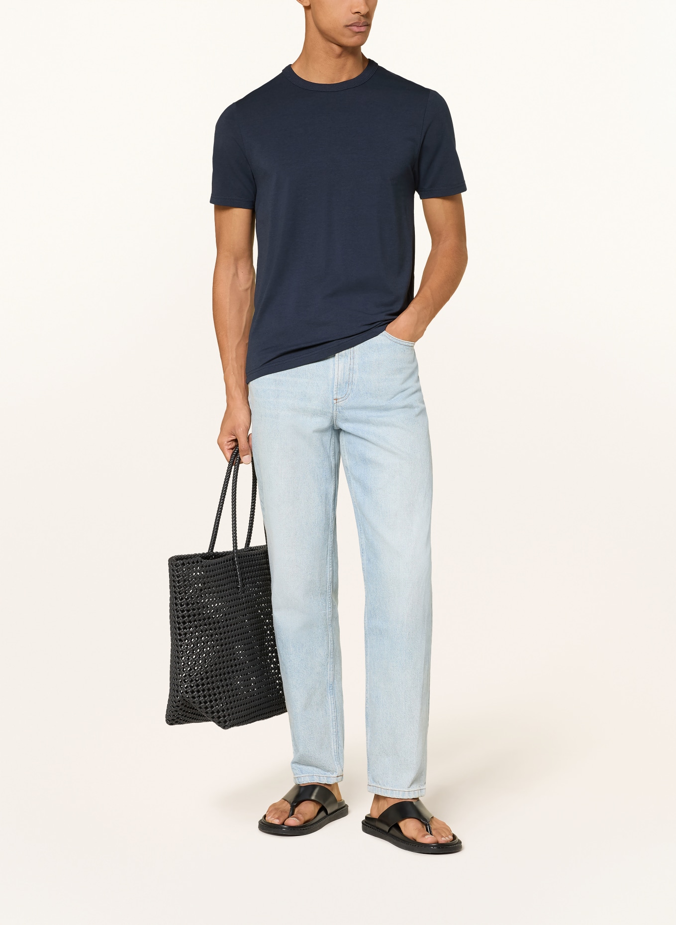 DRYKORN Tricou JULIENO: ALBASTRU ÎNCHIS