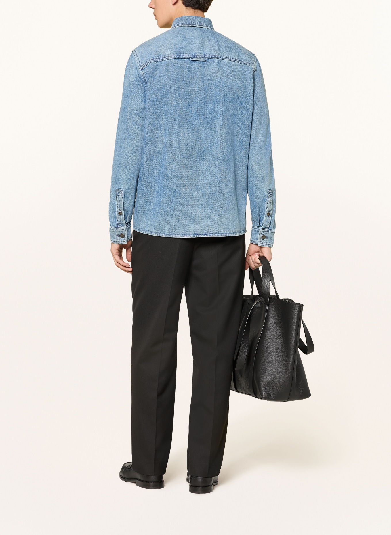 DRYKORN DIEGGO Denim Overshirt: BLUE