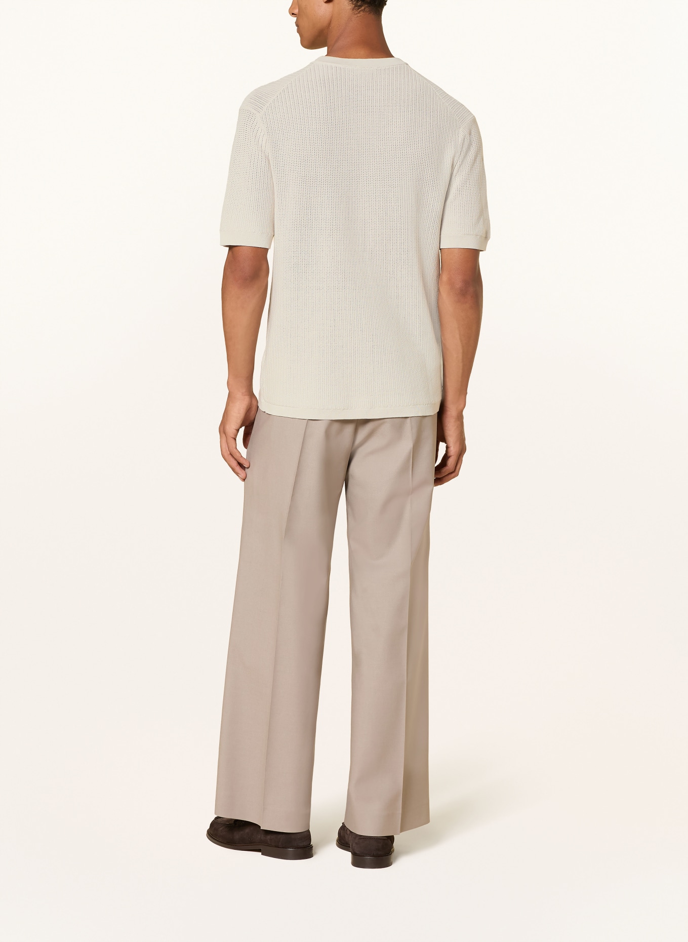 DRYKORN Gebreid shirt: ECRU