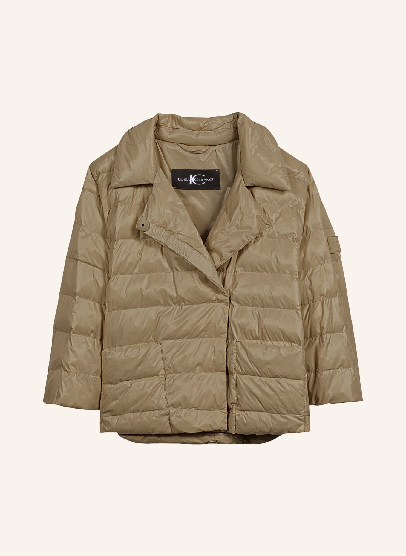 LUISA CERANO Steppjacke mit 3/4-Arm: KHAKI