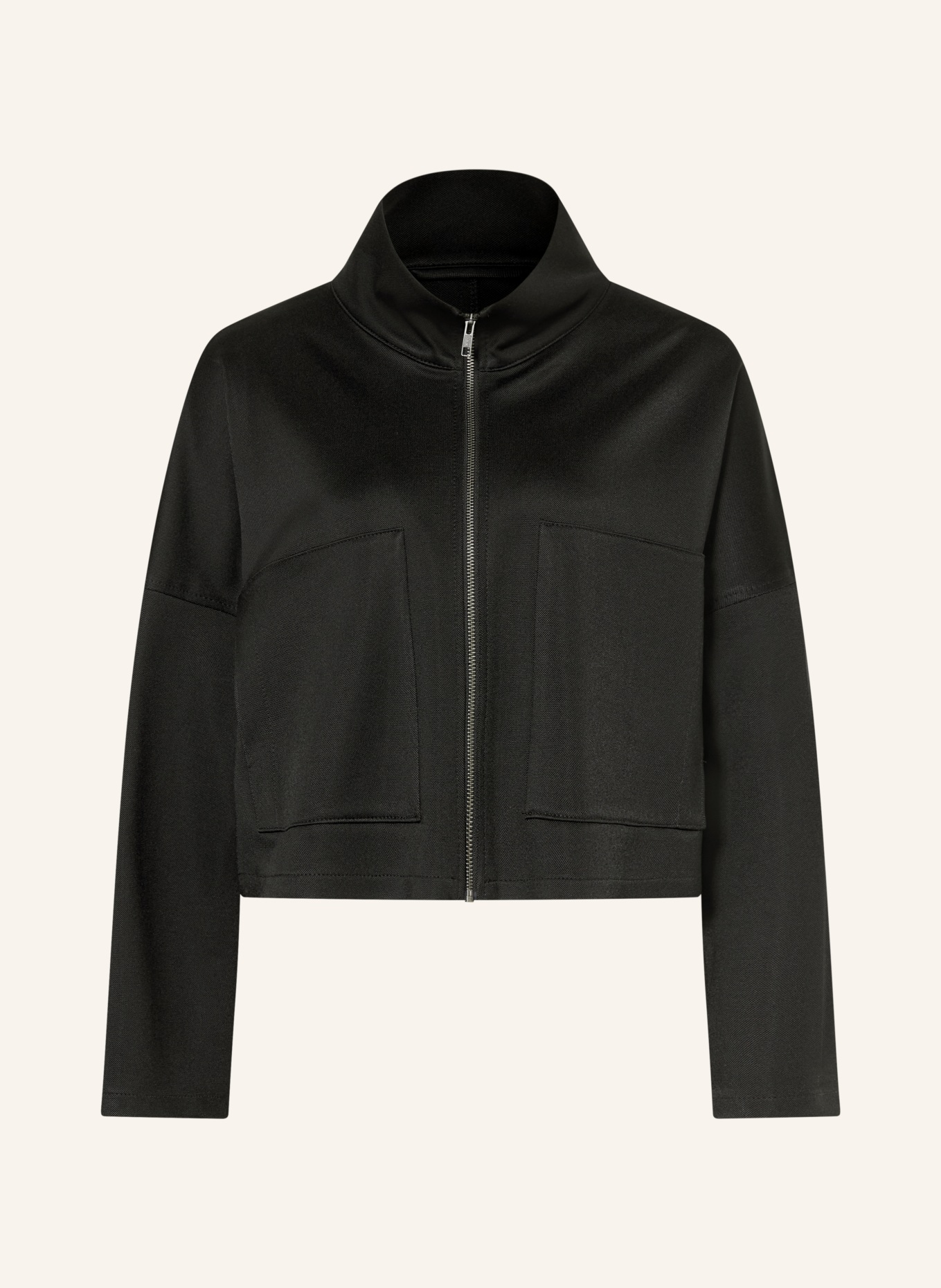 DRYKORN ELSTOW Piqué Blazer: BLACK