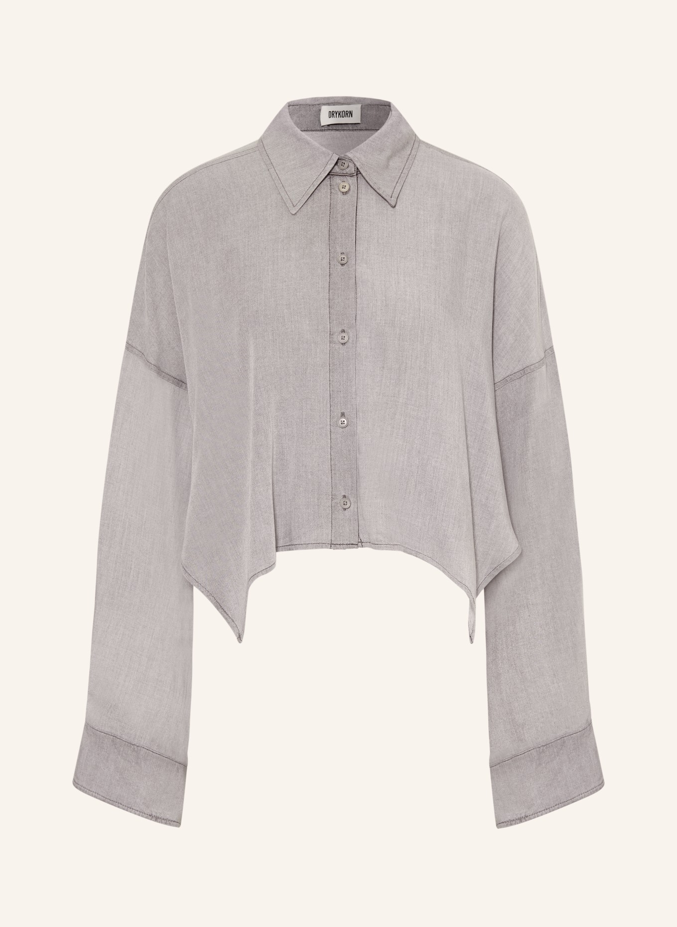 DRYKORN Hemdbluse OSHIA: GRAU