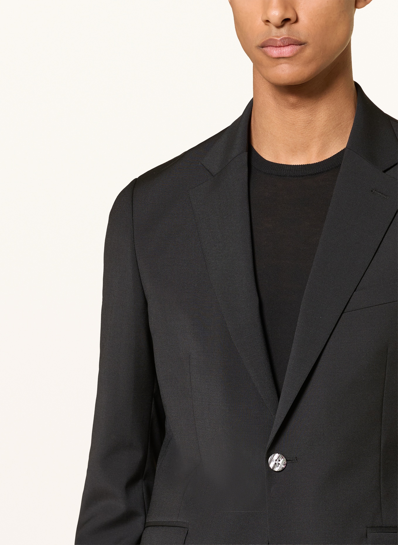 PAUL Sacou de costum Slim Fit: 790 BLACK