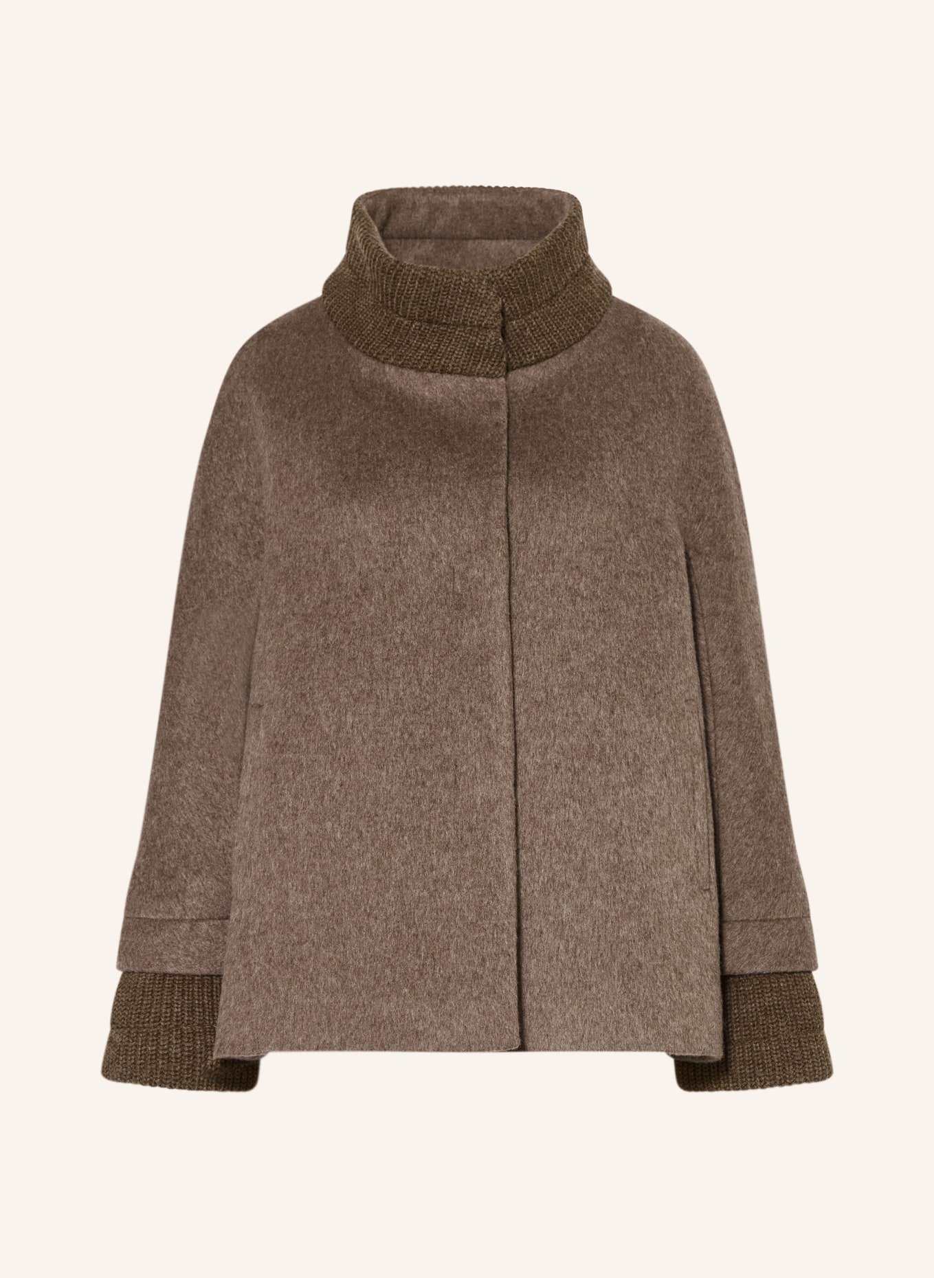 ICONS CINZIA ROCCA Cabanjacke im Materialmix: TAUPE