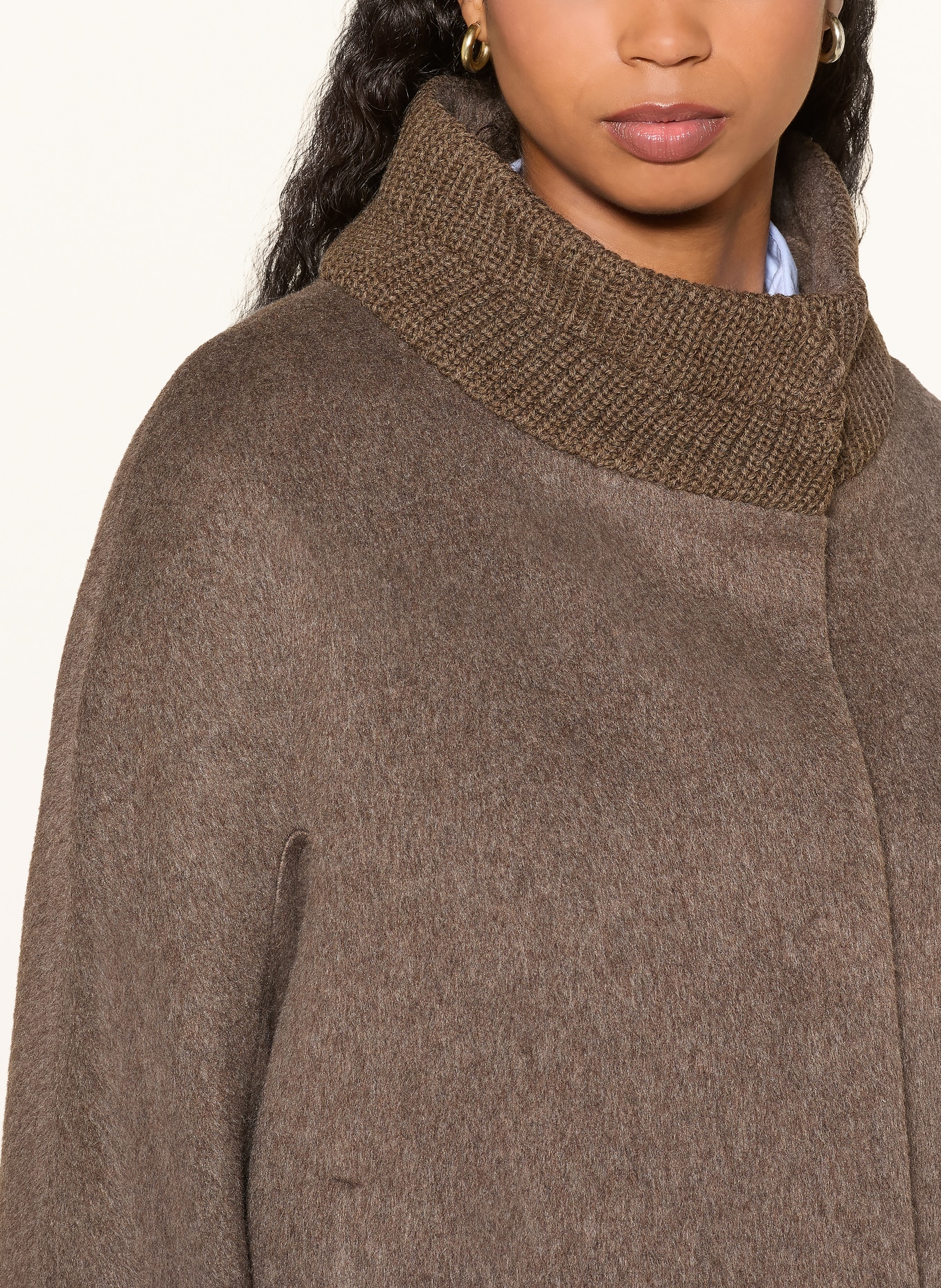 ICONS CINZIA ROCCA Cabanjacke im Materialmix: TAUPE