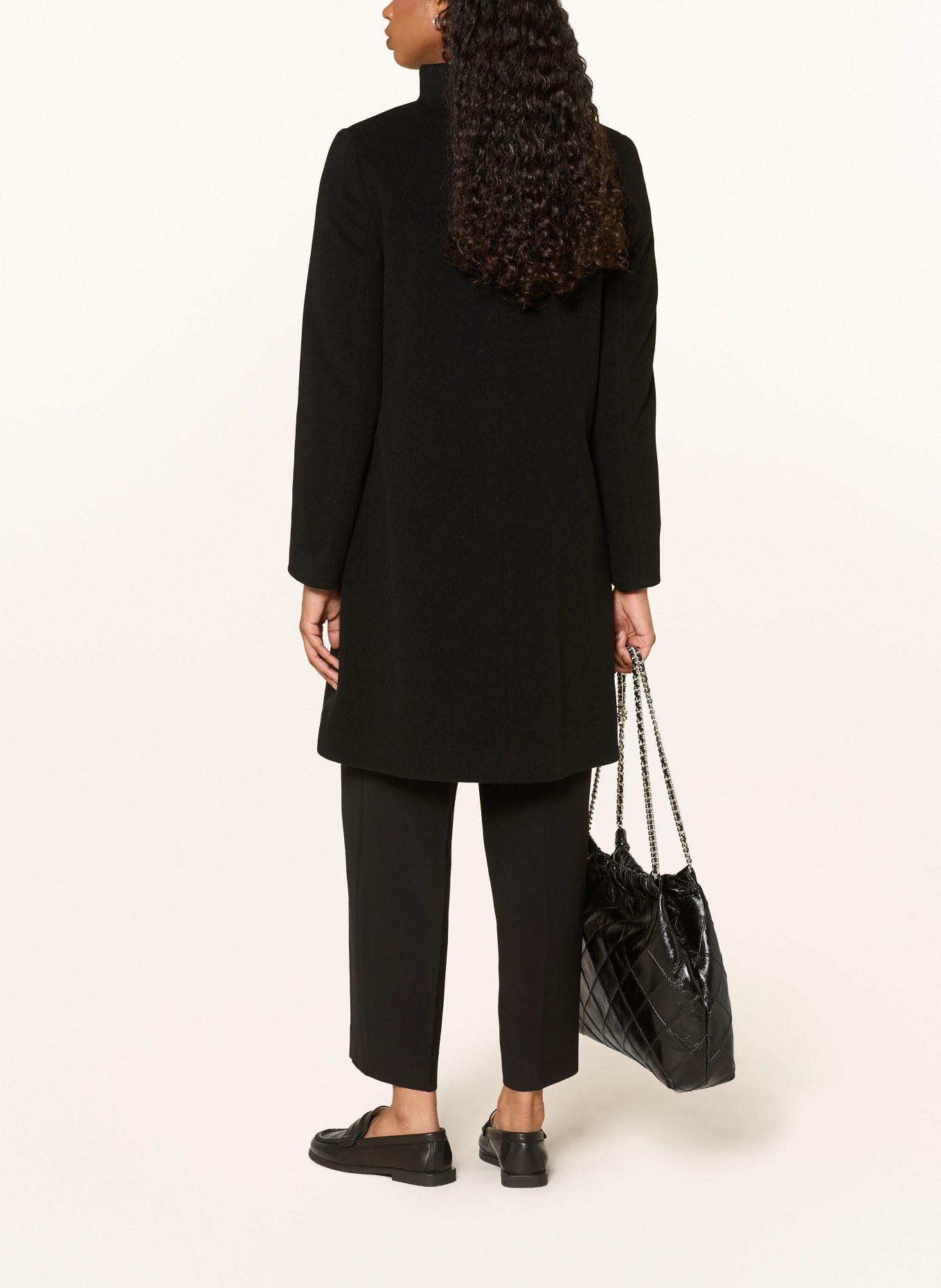 ICONS CINZIA ROCCA Manteau en laine: NOIR