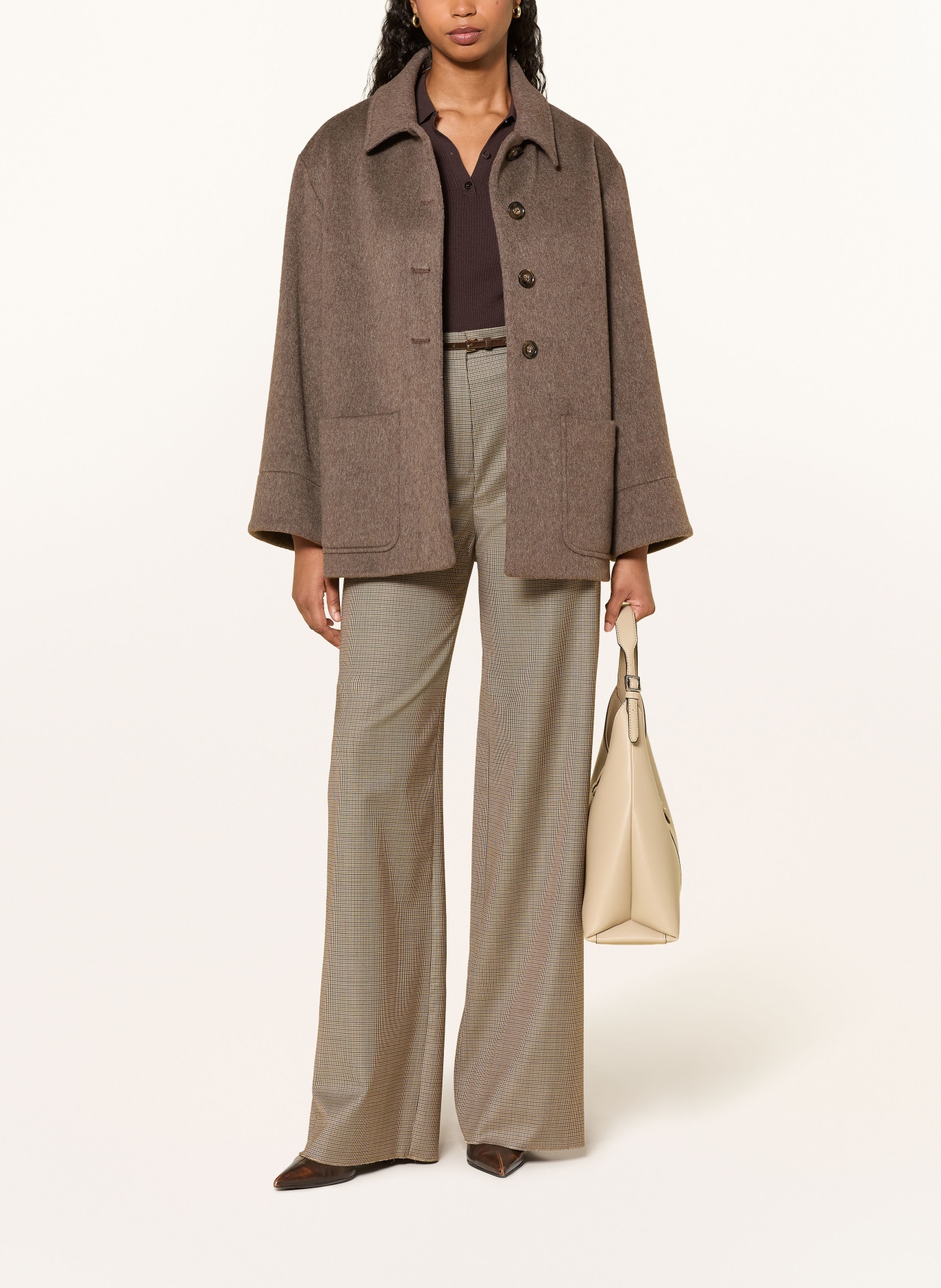 ICONS CINZIA ROCCA Peacoat: TAUPE