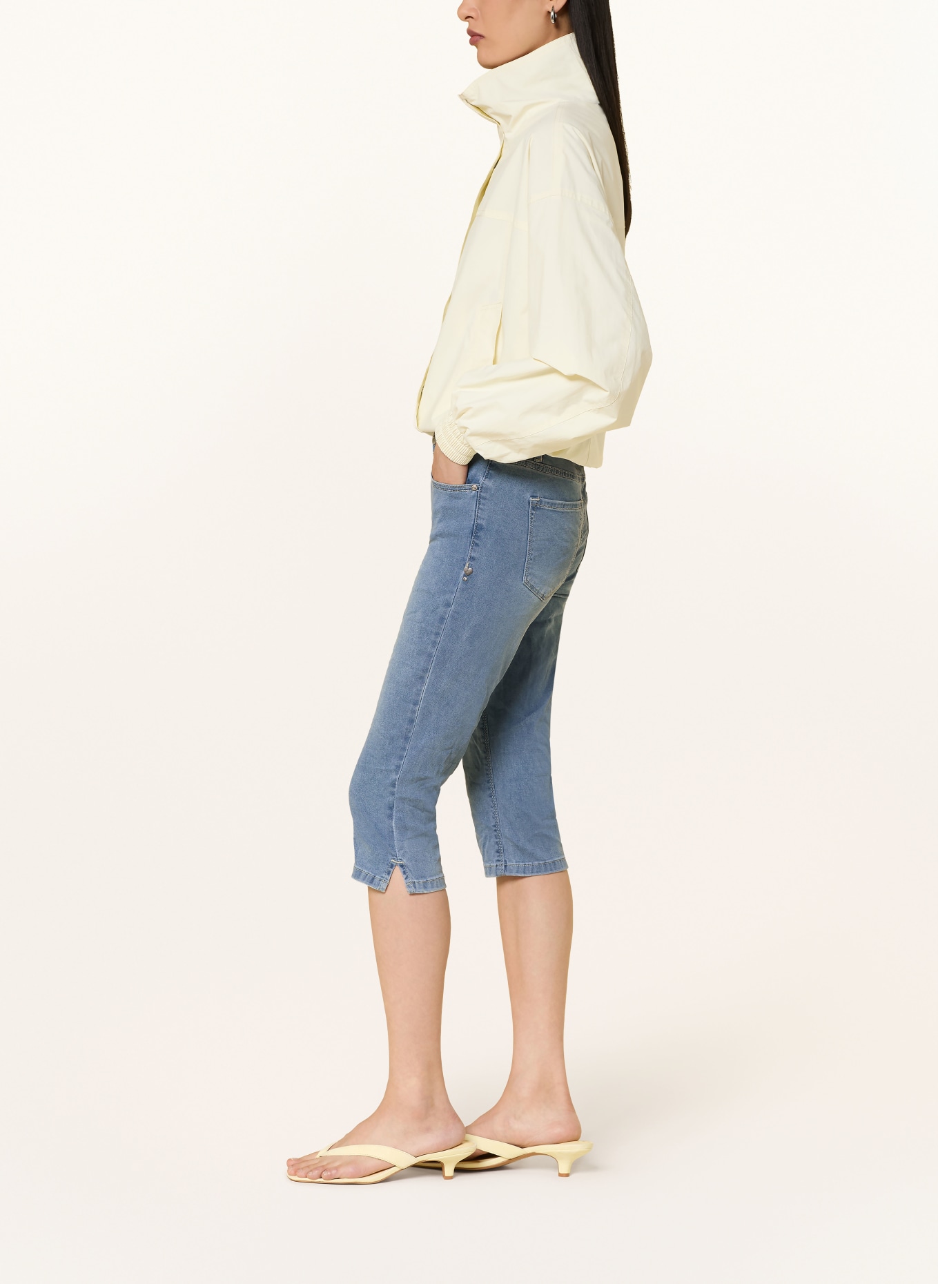 Buena Vista 3/4-Jeans ITALY: 8565 charming blue