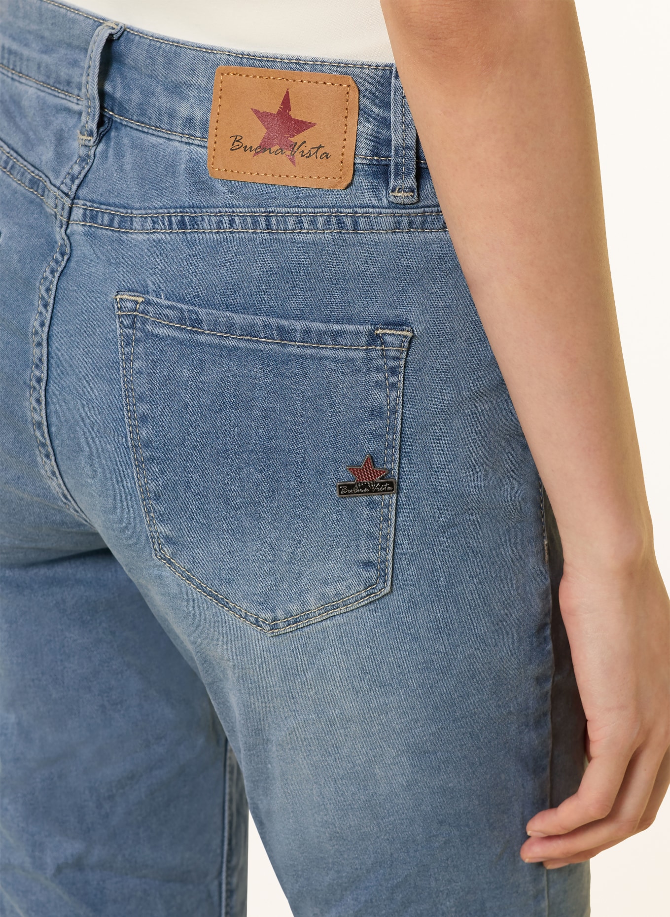 Buena Vista 3/4-Jeans ITALY: 8565 charming blue