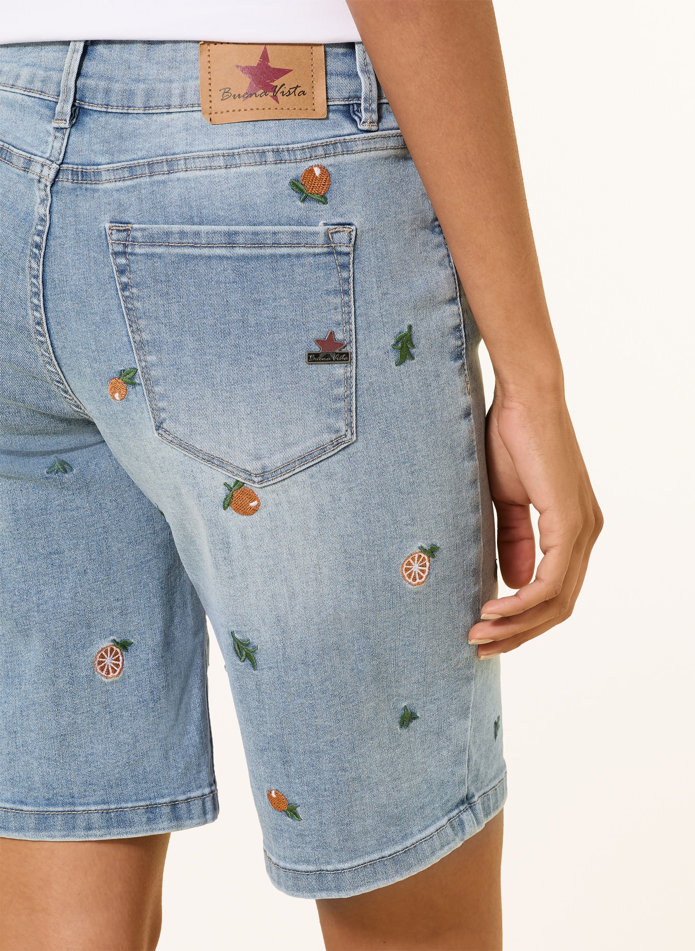 Buena Vista Jeansshorts: 8151 orange denim
