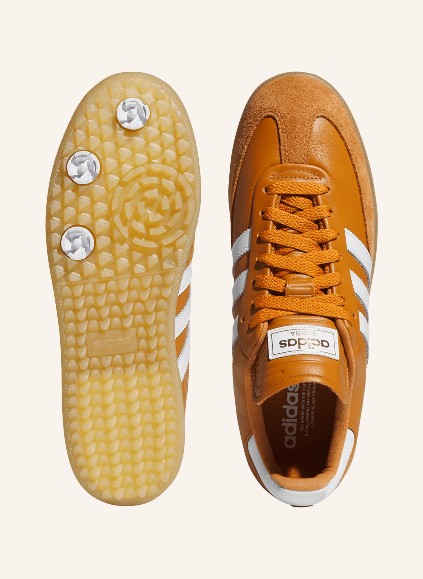 adidas Originals Chaussures de golf SAMBA: COGNAC