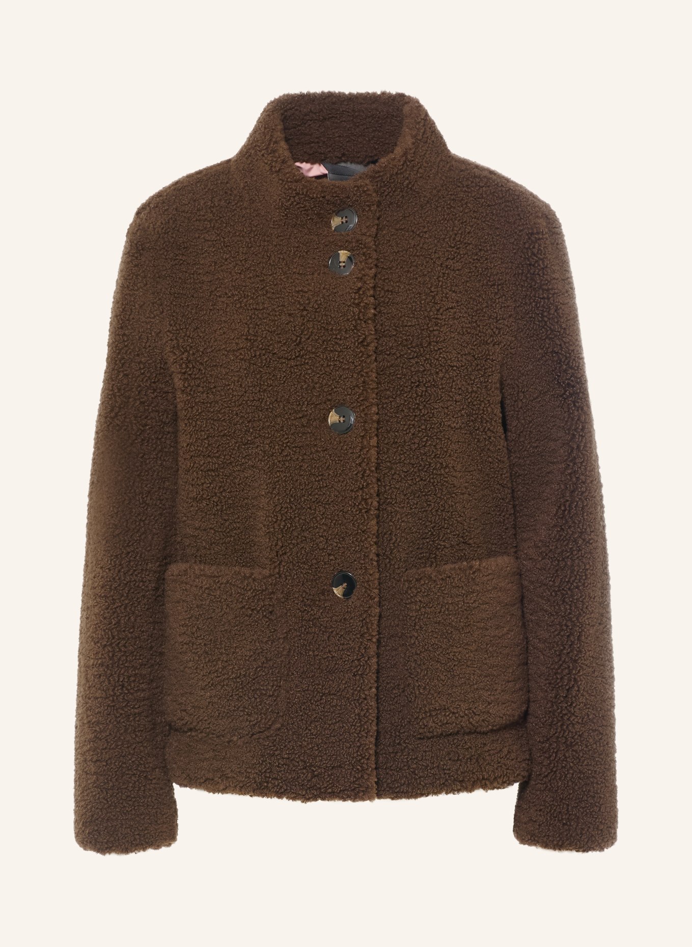 FUCHS SCHMITT Teddyfell-Jacke AUGSBURG: DUNKELBRAUN