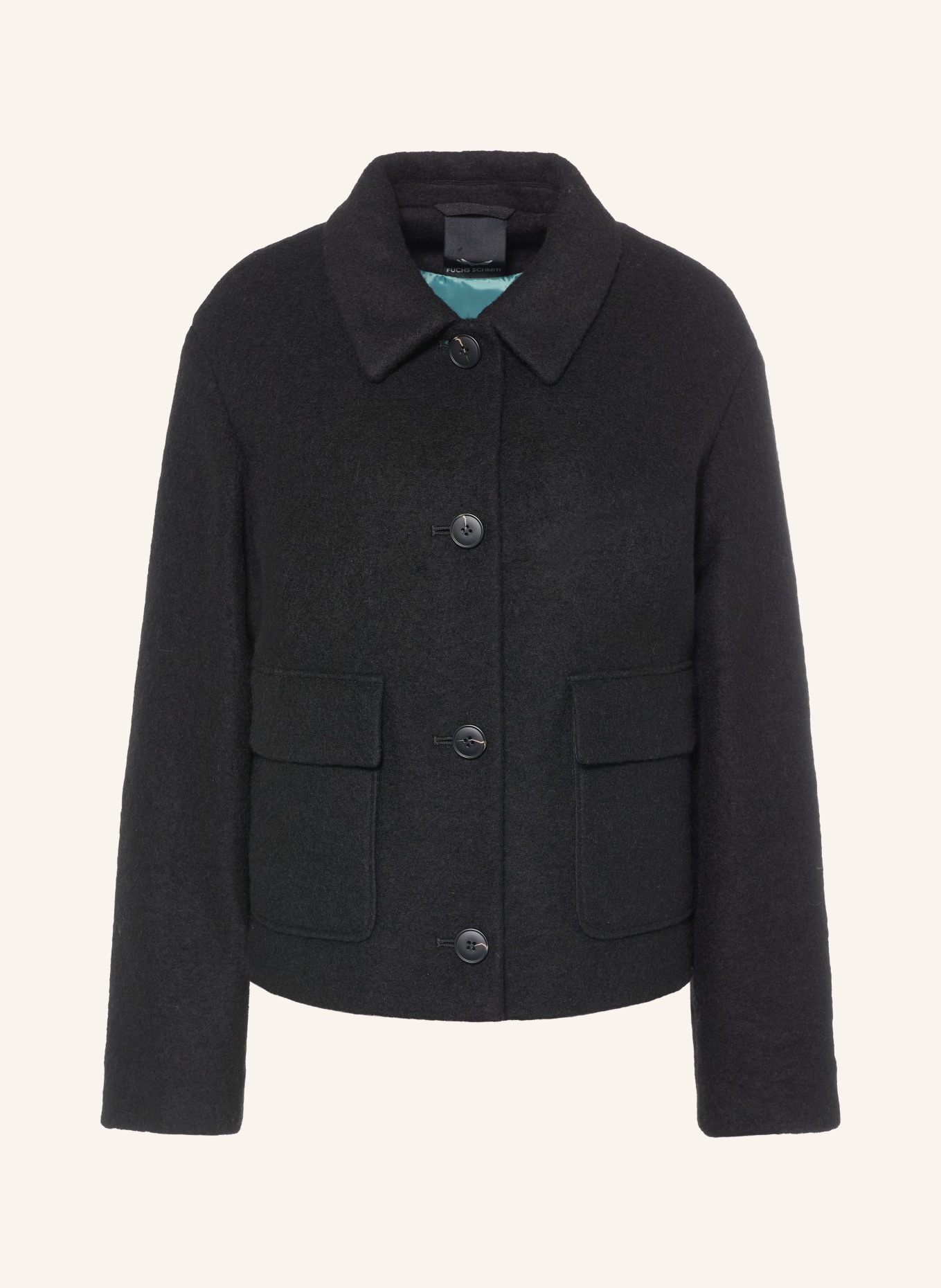 FUCHS SCHMITT Kastenjacke SALERNO: SCHWARZ
