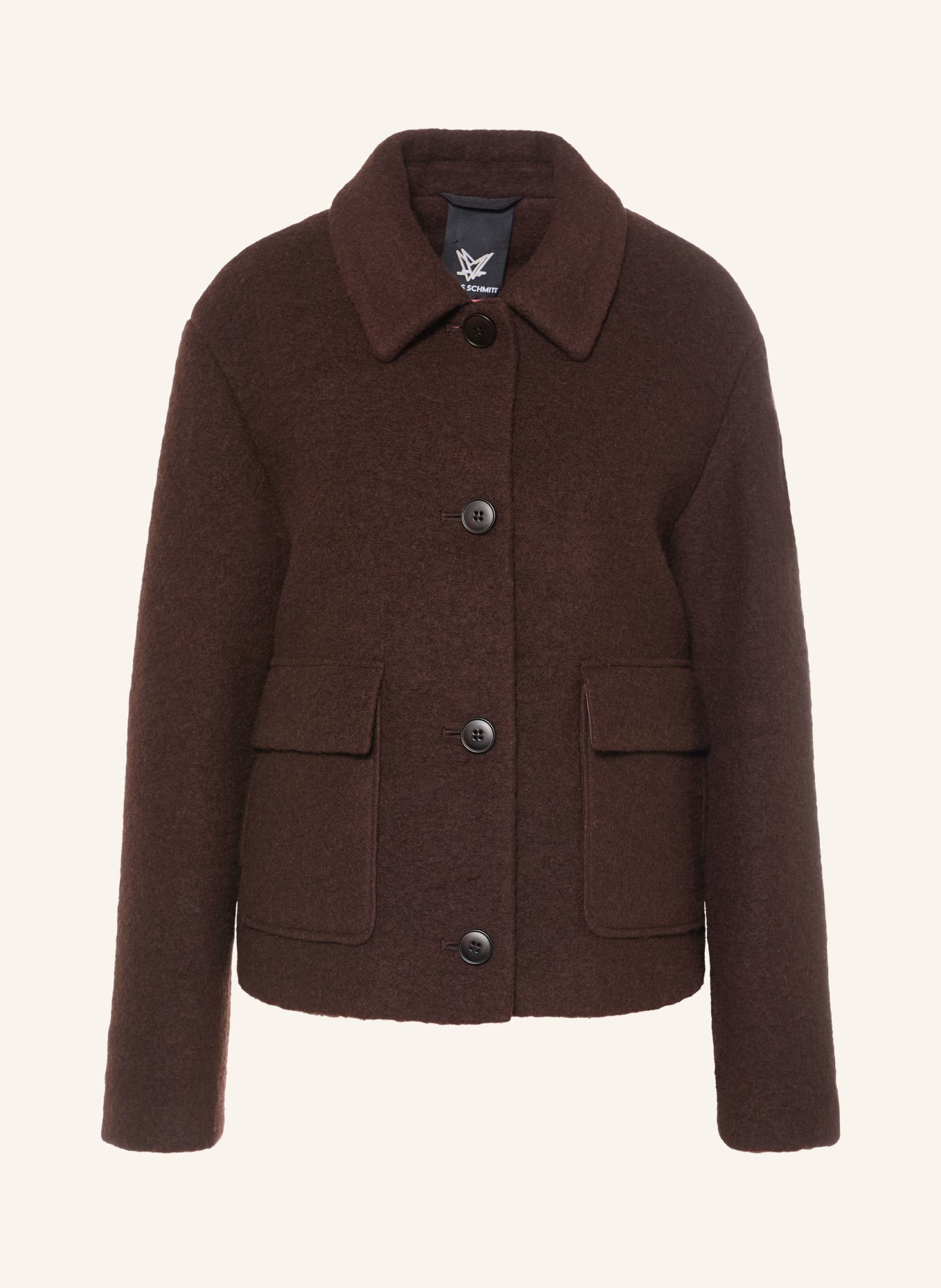 FUCHS SCHMITT Kastenjacke SALERNO: DUNKELBRAUN