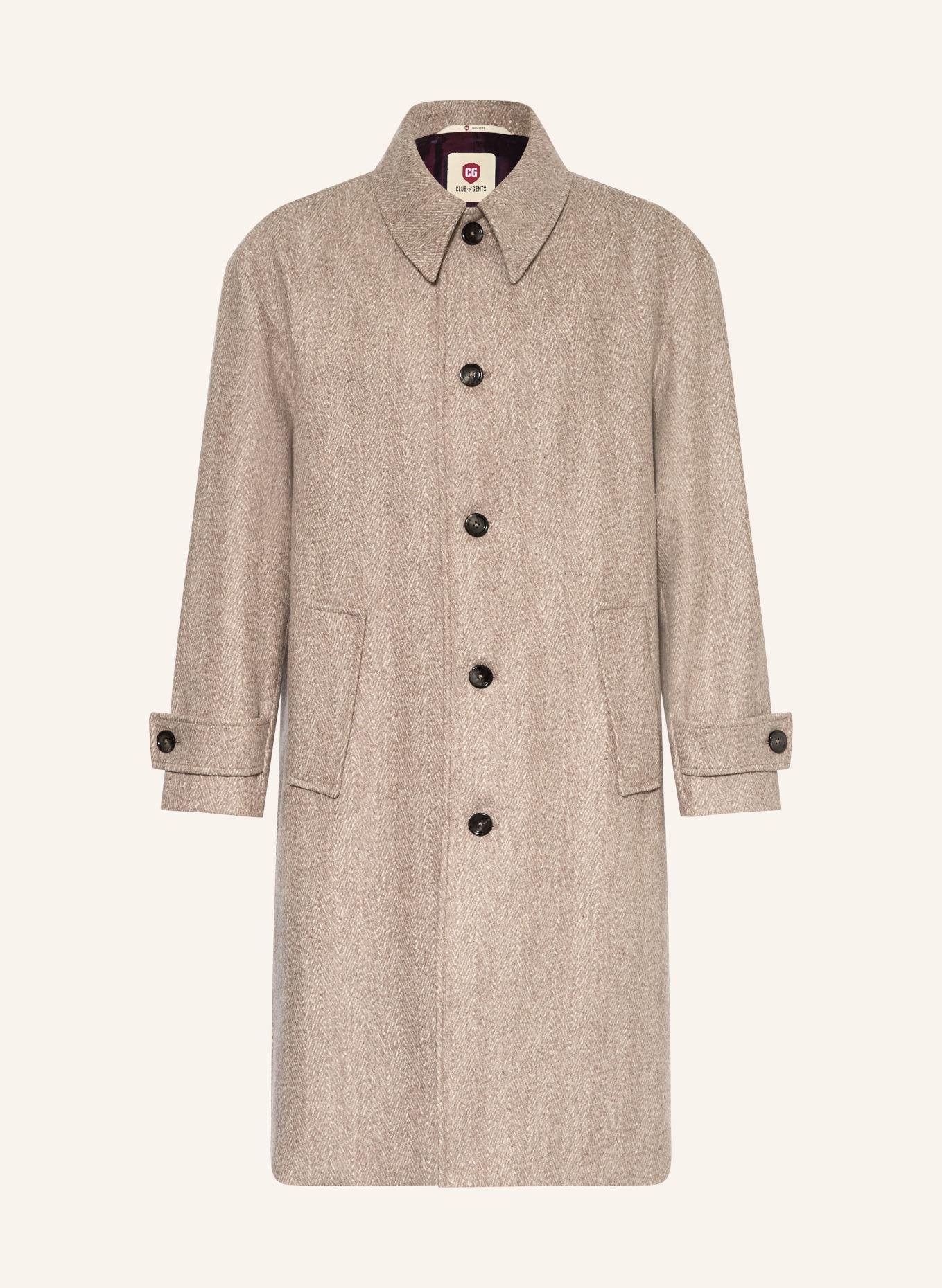 CG - CLUB of GENTS Wollmantel MILO: BEIGE