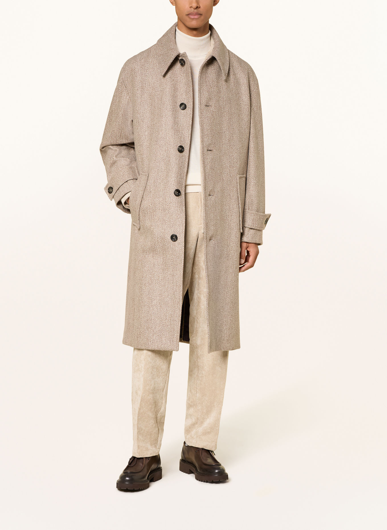 CG - CLUB of GENTS Wollmantel MILO: BEIGE