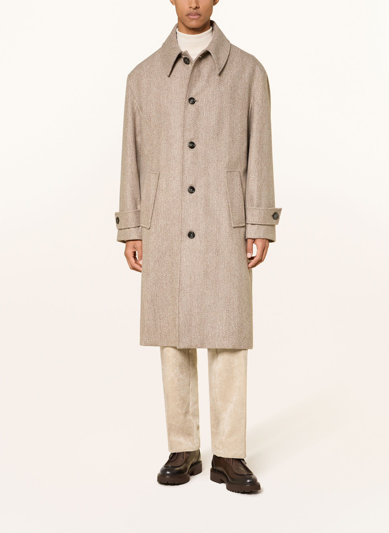 CG - CLUB of GENTS Wollmantel MILO: BEIGE