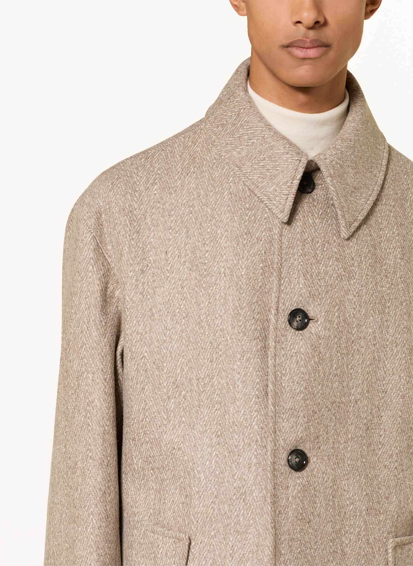 CG - CLUB of GENTS Wollmantel MILO: BEIGE