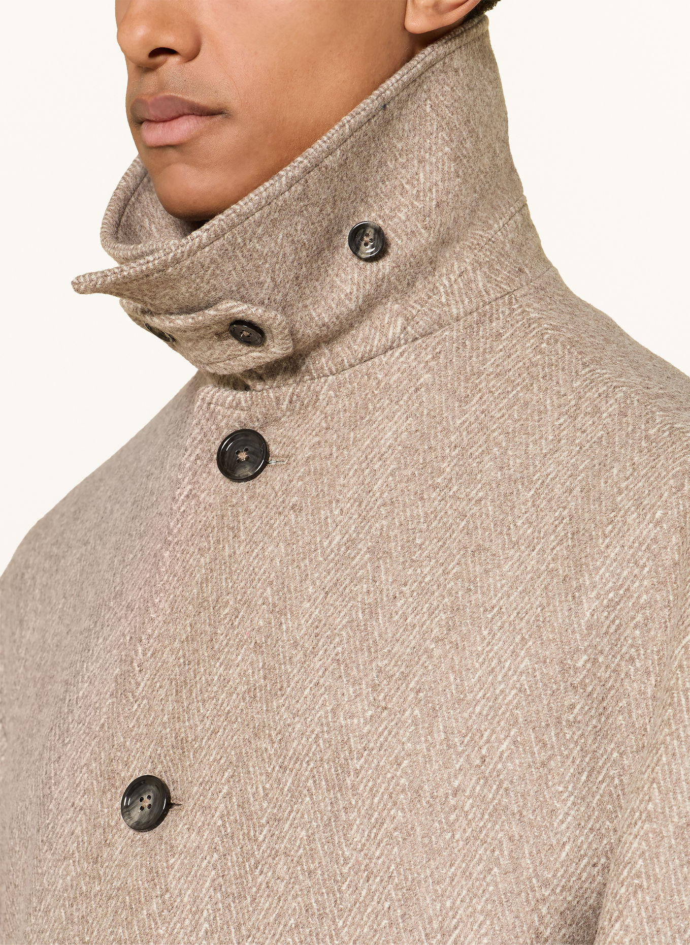 CG - CLUB of GENTS Wollmantel MILO: BEIGE