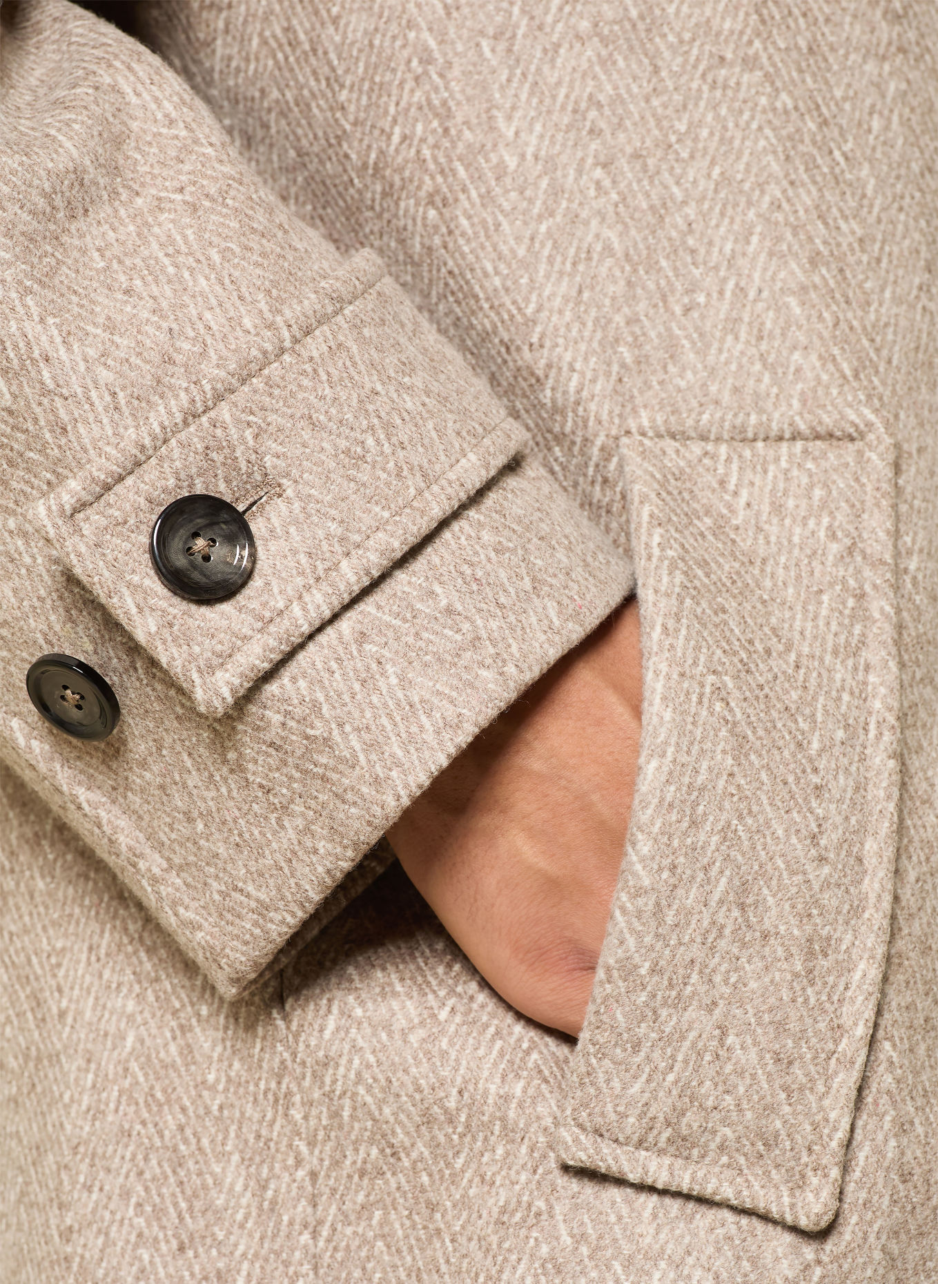 CG - CLUB of GENTS Wollmantel MILO: BEIGE