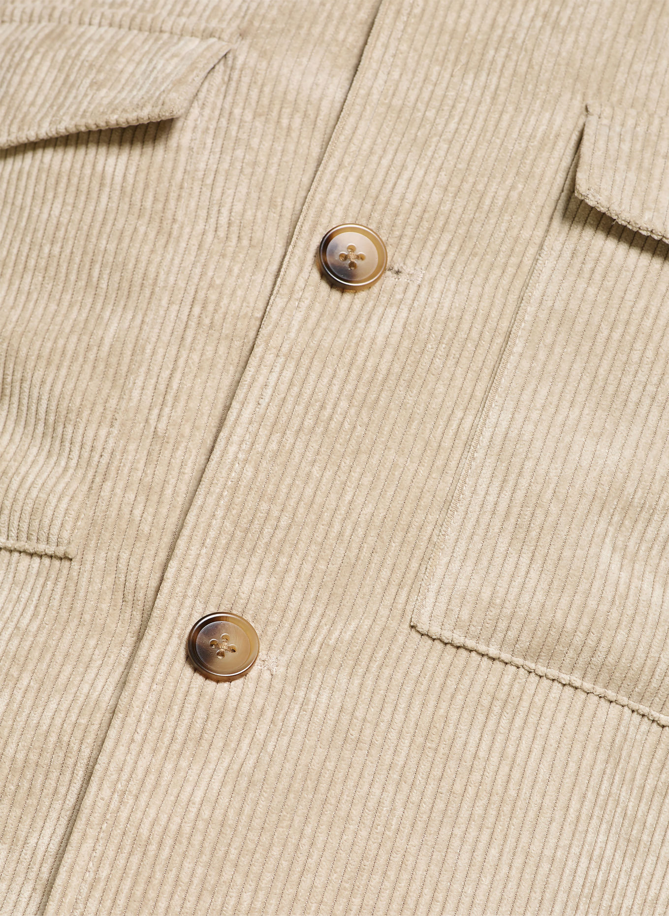 CG - CLUB of GENTS Corduroy overshirt CG CONSTANTIN: BEIGE